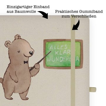 Mr. & Mrs. Panda Notizbuch Kunstlehrer Herz - Transparent - Geschenk, Notizen, Kunstschule, Absc Mr. & Mrs. Panda, Hardcover