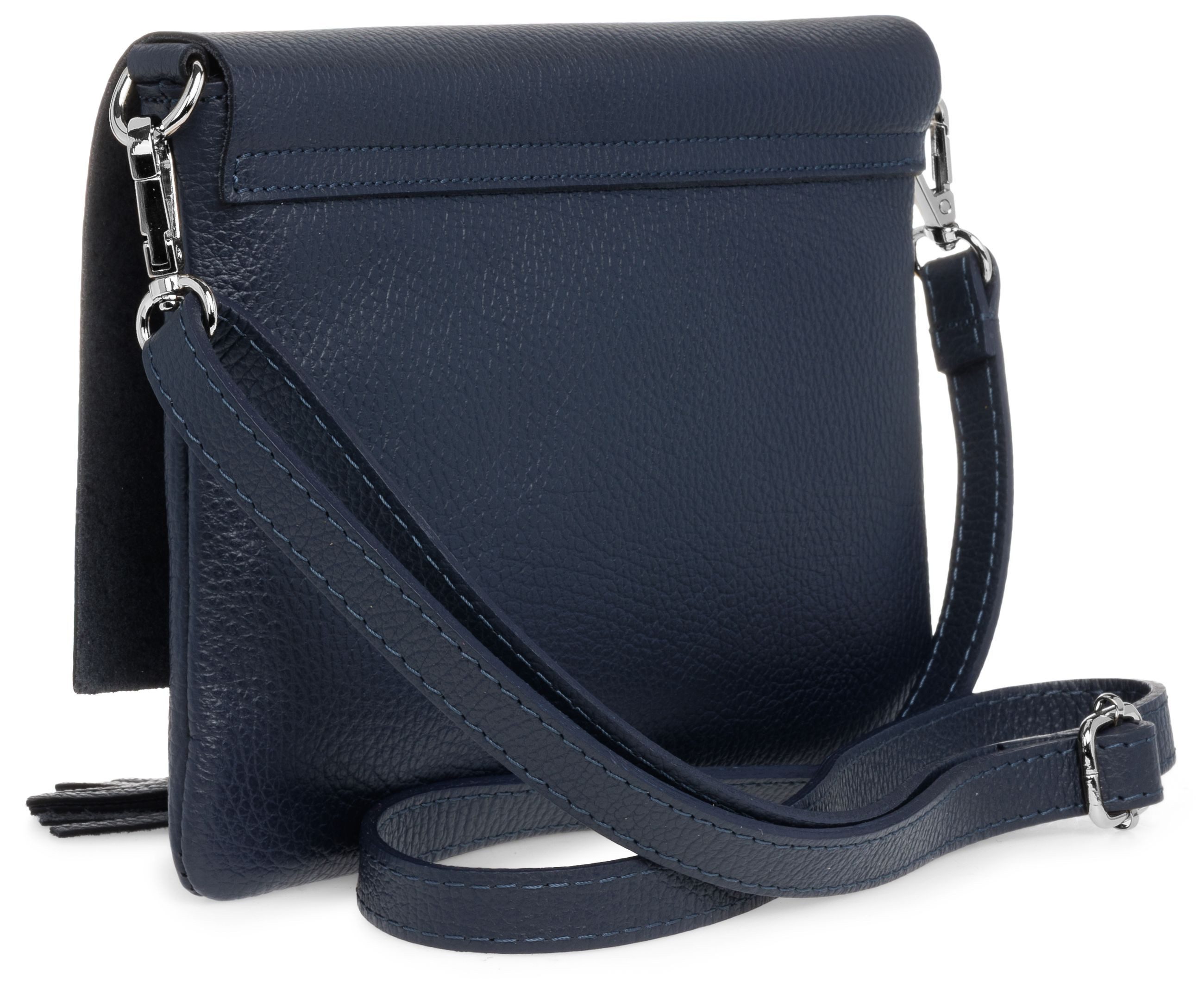 Caspar Clutch Abendtasche Damen Leder Handtasche - CLASSIC LINE - Modell No.830, leicht, elegant & unempfindlich - 100% Echtleder - Handmade in Italy