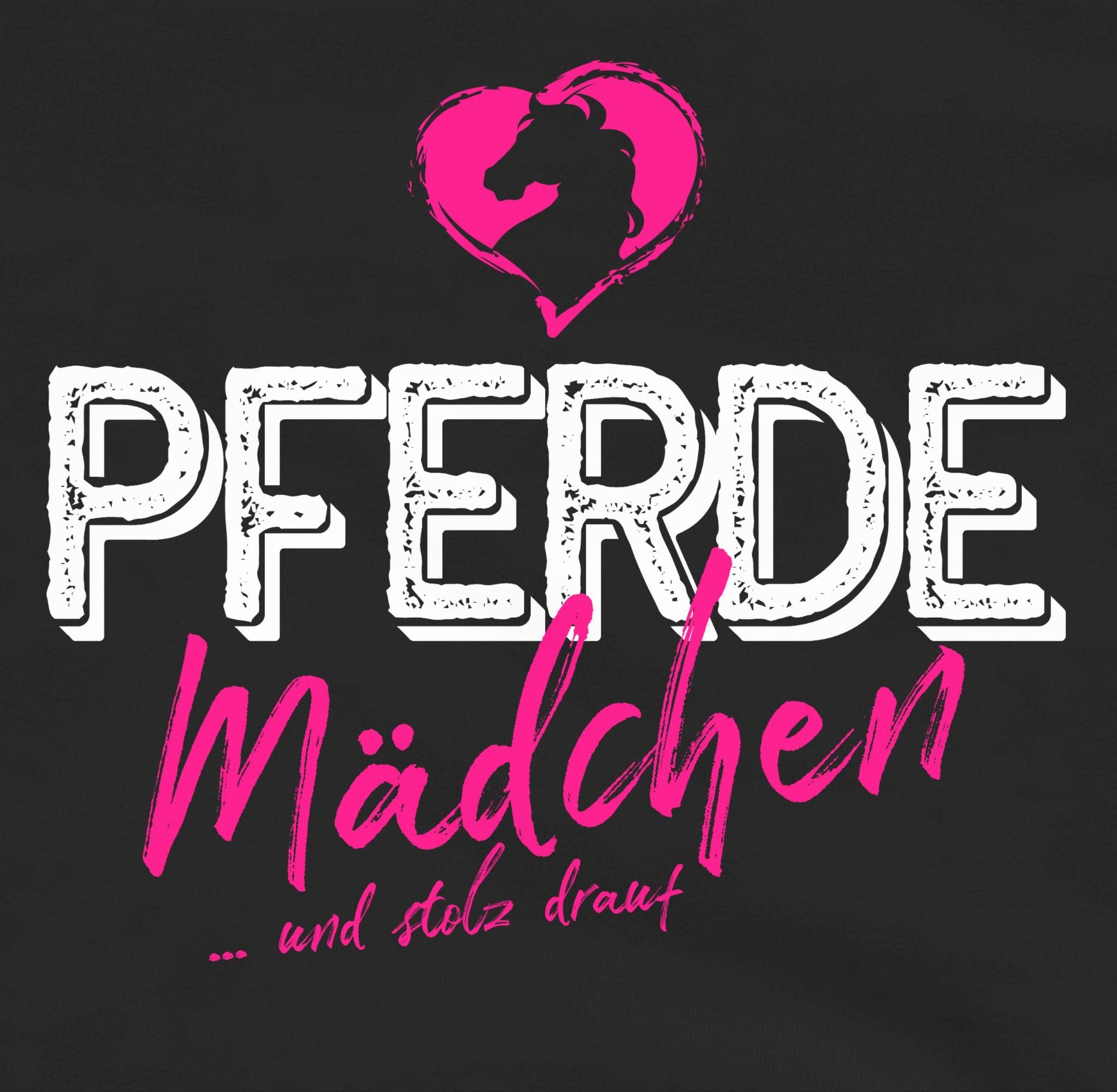 Shirtracer Hoodie Pferdemädchen und stolz drauf Pferd