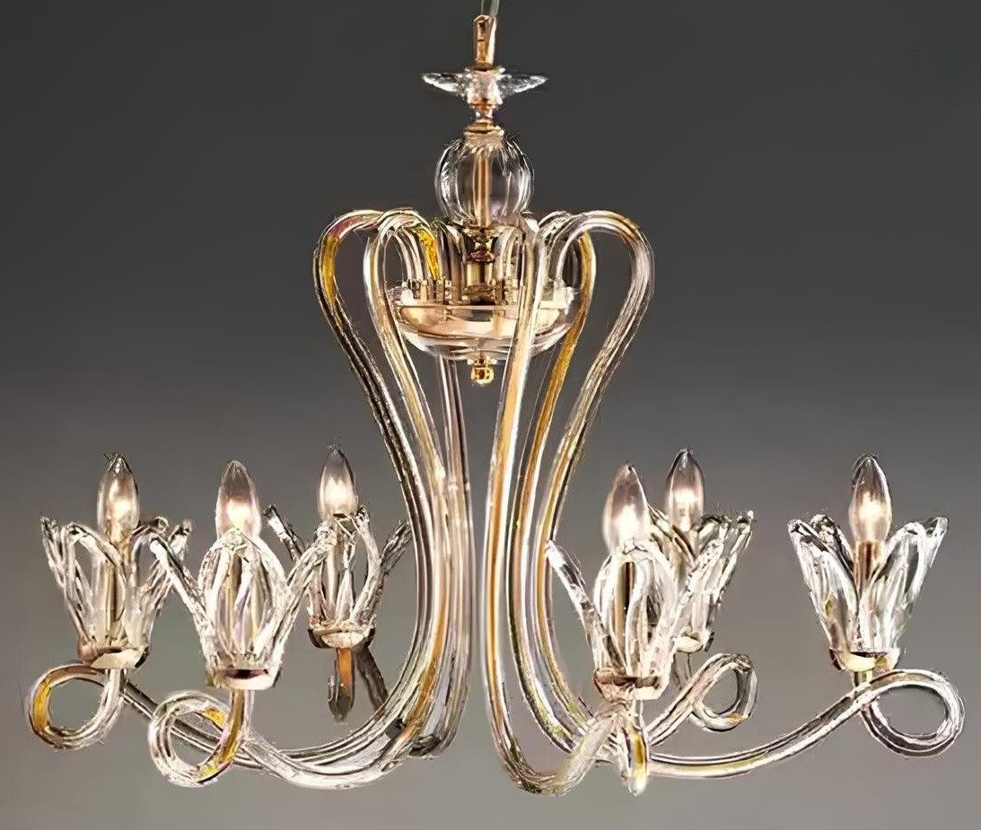 Xlmoebel Kronleuchter Luxuriöser Kristall-Lüster in elegantem Design für stilvolle Räume, Hergestellt in Europa