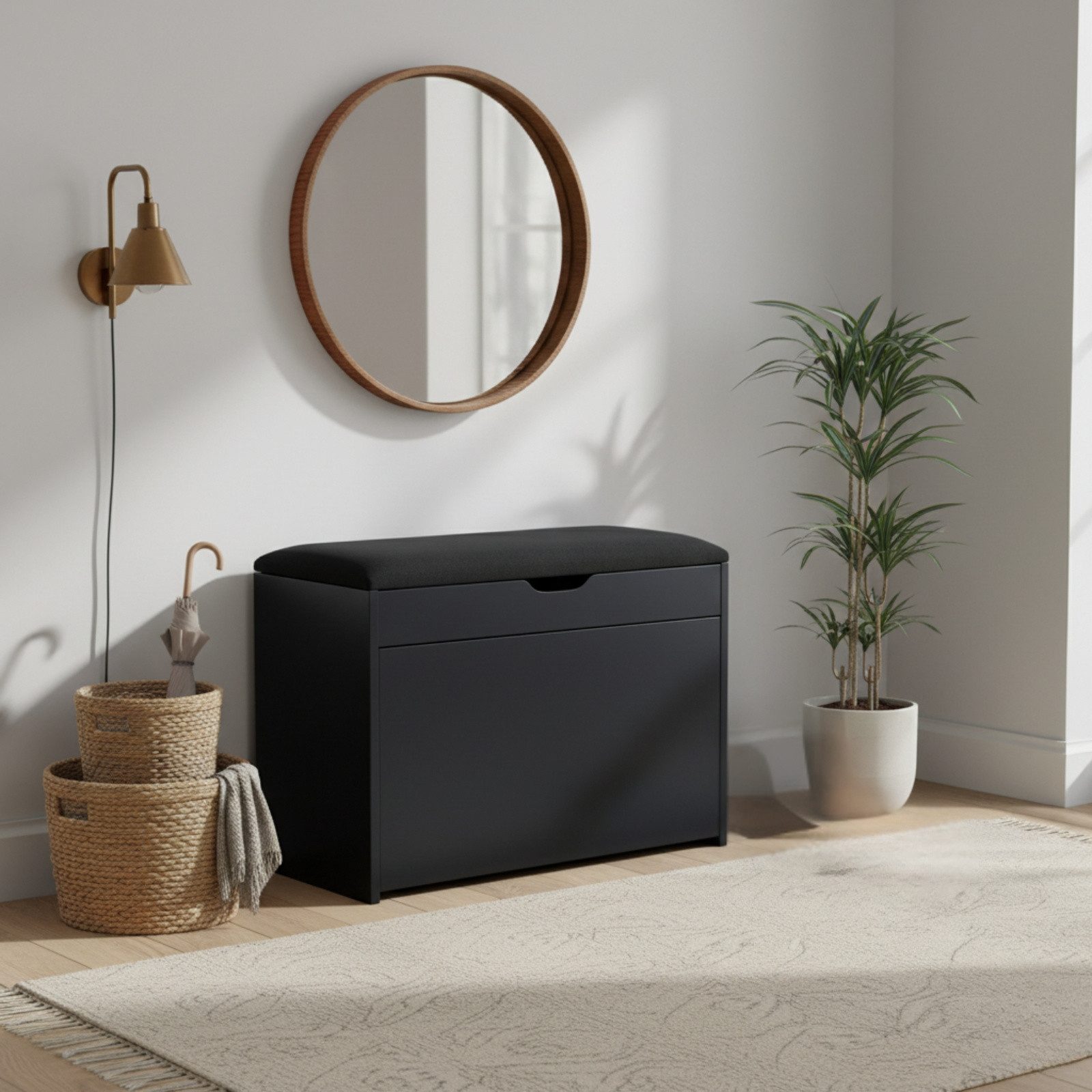 BOXIMO Schuhschrank Schuhschrank mit Sitzfläche und ausziehbaren Regalen SC günstig online kaufen