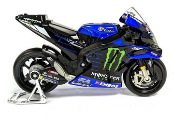 Maisto® Modellmotorrad Modellmotorrad MotoGP Yamaha YZR-M1 #21 Franco Morbidelli, 1:18, Maßstab 1:18, detailliertes Modell