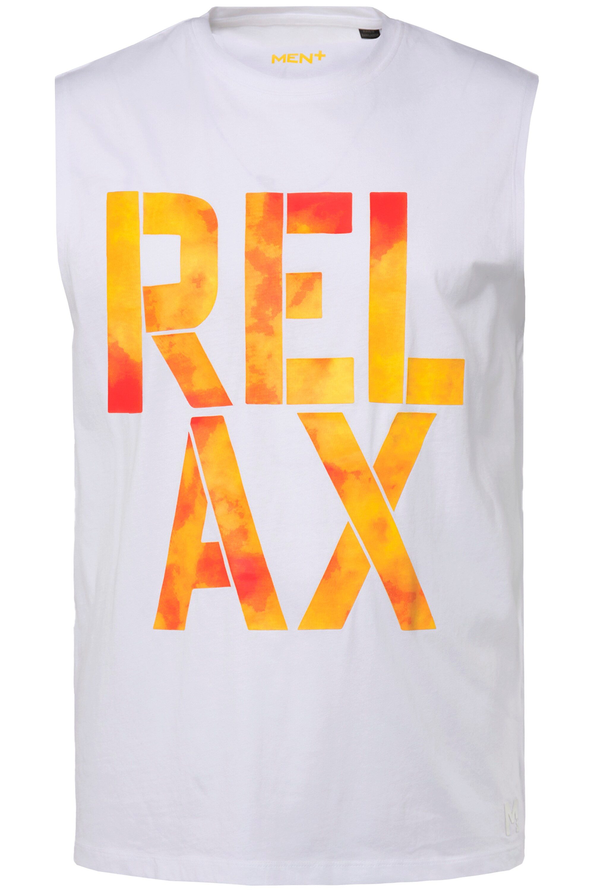 Men Plus T-Shirt Tanktop großer Print Rundhals