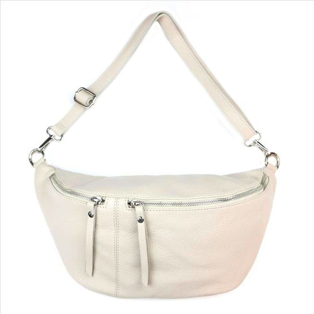 Sa-Lucca Bauchtasche XXL Bodybag Bauchtasche Crossbag Echt Leder Made in Italy, echt Leder, made in Italy