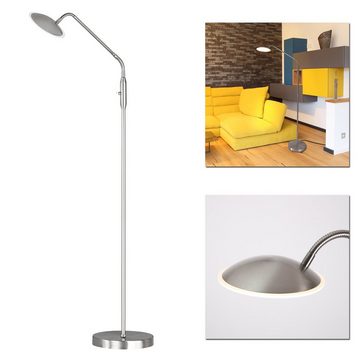Home4Living Stehlampe Stehlampe Stehleuchte Dimmbar Chrom 12W