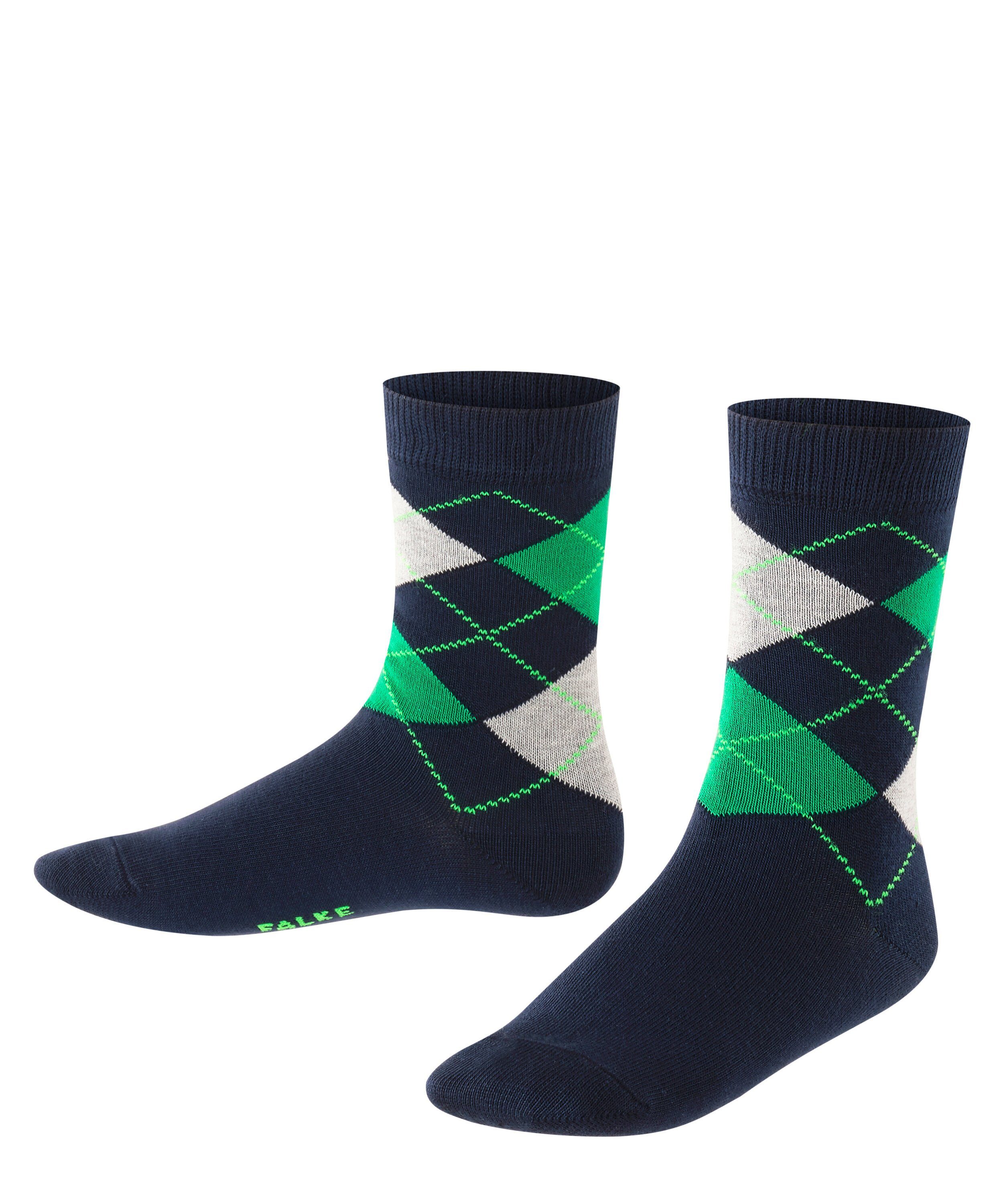 Wäsche/Bademode Socken FALKE Socken Classic Argyle (1-Paar) mit verstärkten Belastungszonen