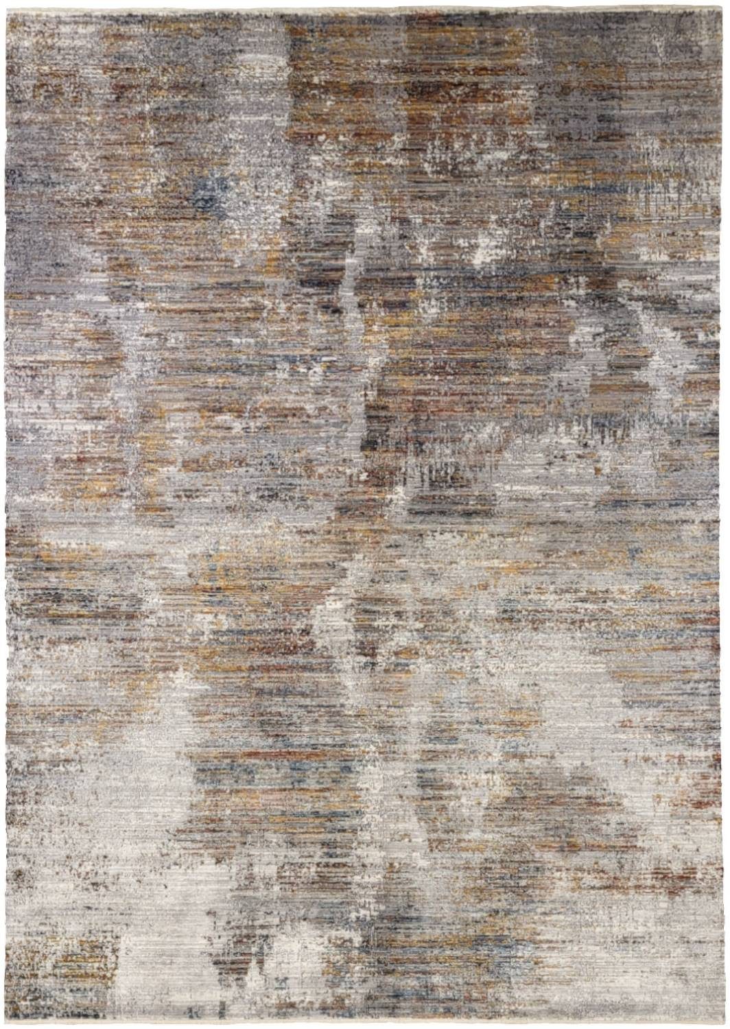 Rug Studios Teppich ASKANIA HERITAGE GB38C, Rechteckig, Höhe: 10 mm, modern, 60 x 90 cm, Grau / Dunkelgrau