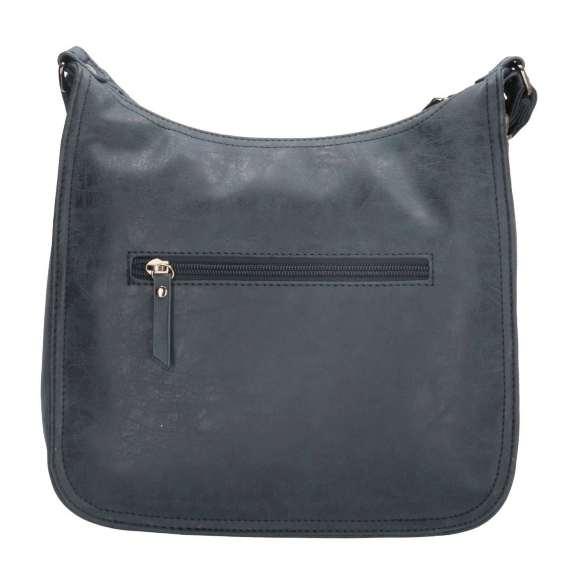 Christian Wippermann Umhängetasche Damen Tasche Schultertasche Umhängetasche Crossover Bag (1 tlg), Leder Optik Handtasche – Bild 4 von 5