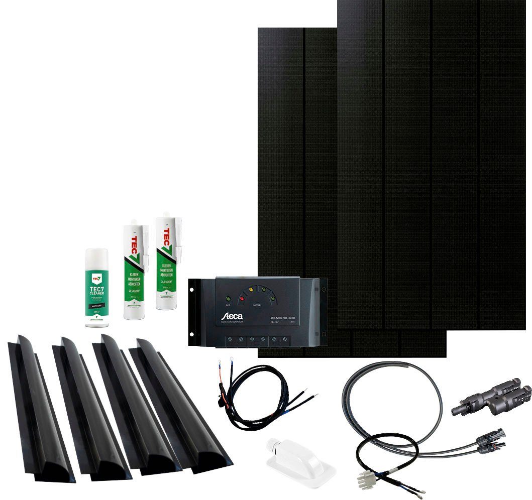 Victron Energy Solaranlage Caravan Kit, Sun Pearl 200 W, 100 W, Monokristallin, (Komplett-Set)