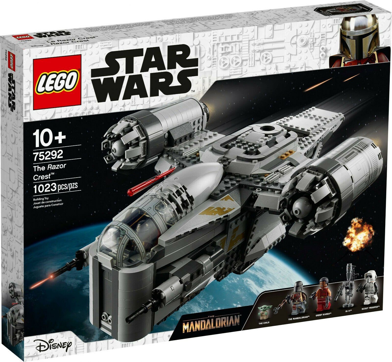 LEGO® STAR WARS™ 75292 The Mandalorian™ Transporter des Kopfgeldjägers Spielbausteine, (1032 St)