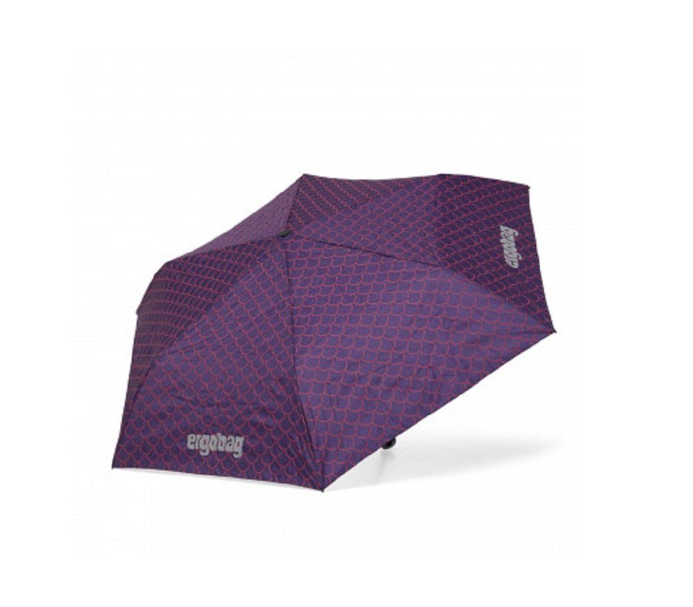 ergobag Taschenregenschirm Kinder-Regenschirm, Refektierend PerlentauchBär | Schulranzen