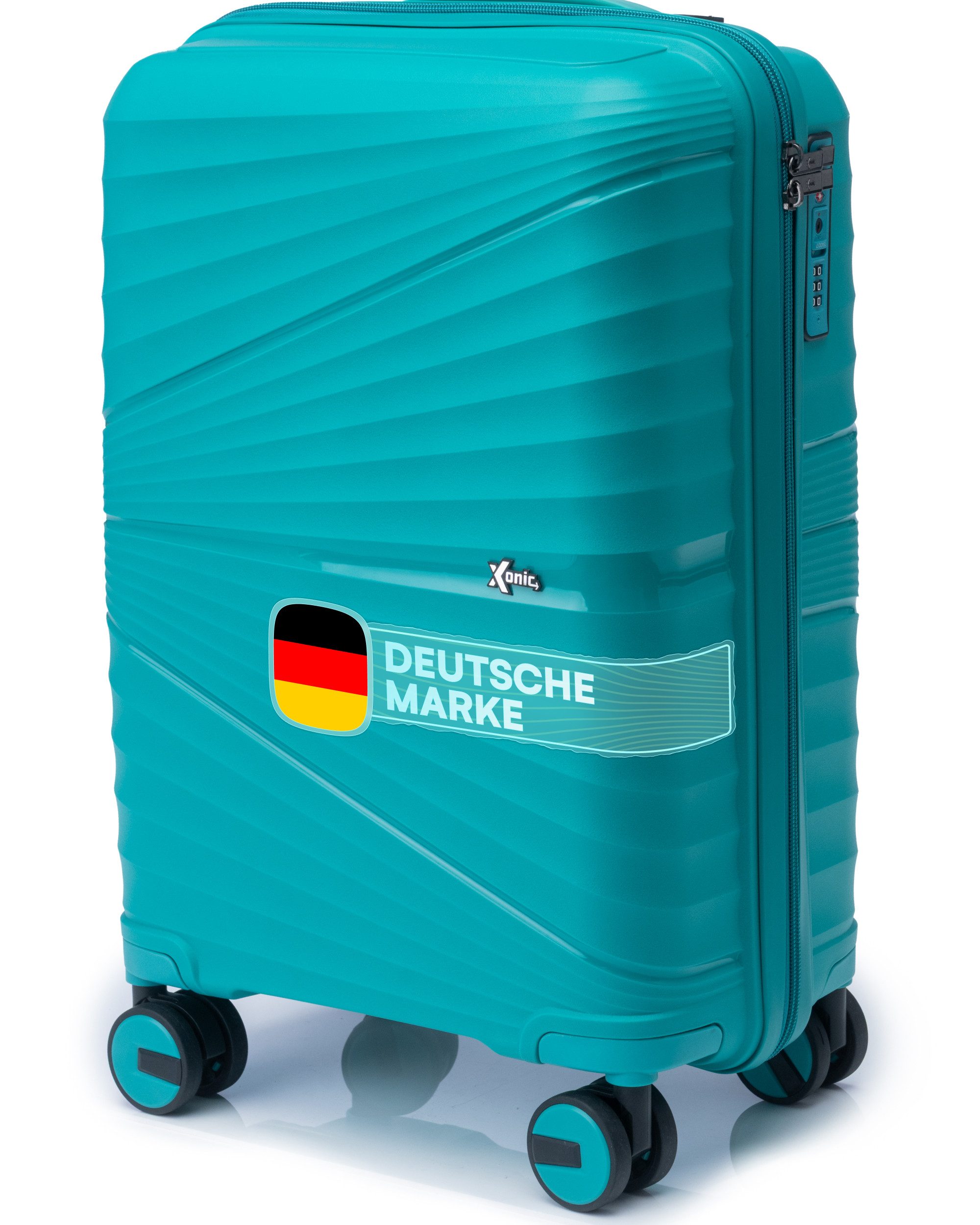 Xonic Koffer Xonic® Hartschalenkoffer Bruchsicherer Rollkoffer TSA-Reisekoffer, 4 Rollen