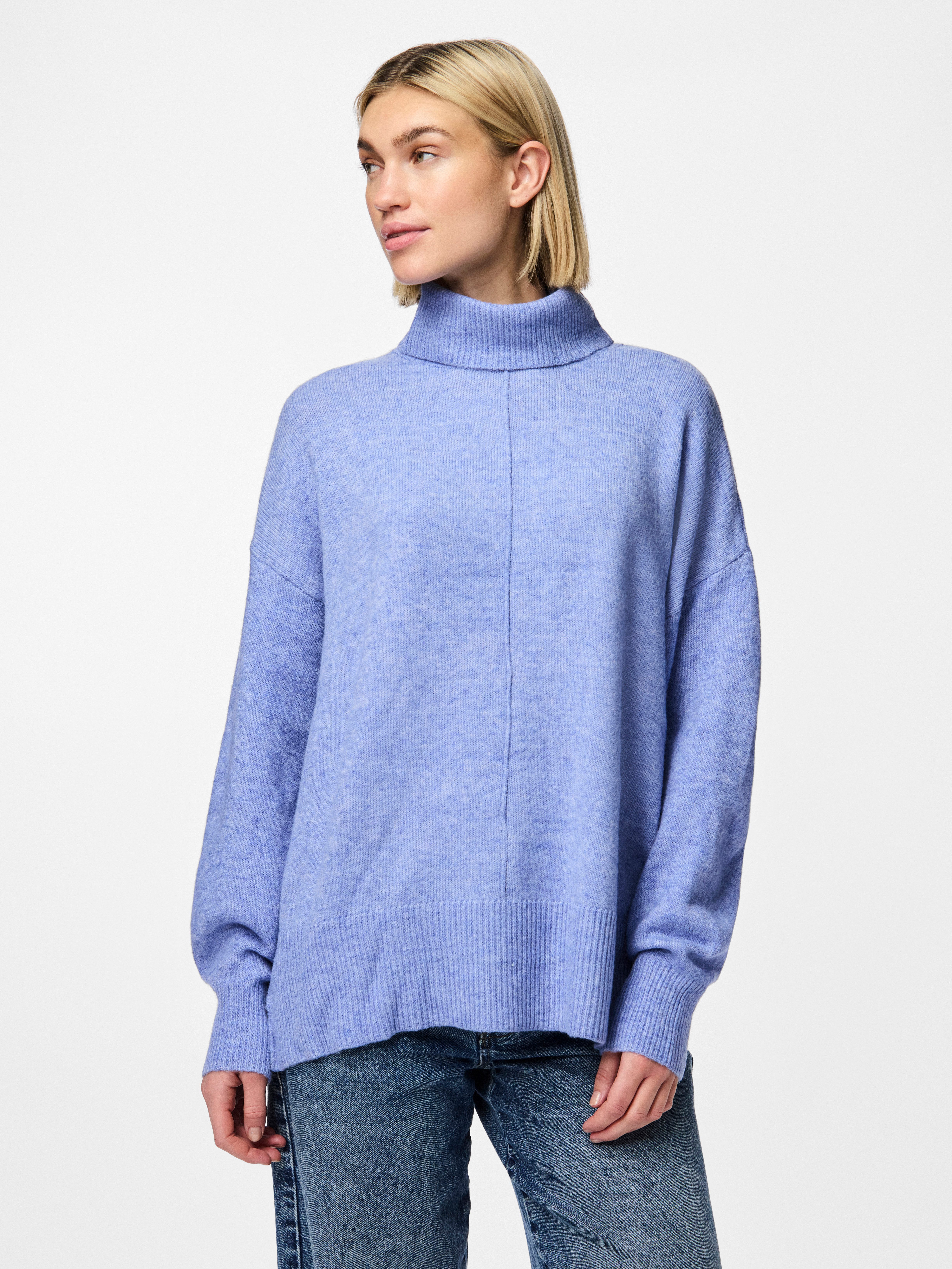 pieces Rollkragenpullover PCMALOU LS ROLLNECK KNIT günstig online kaufen