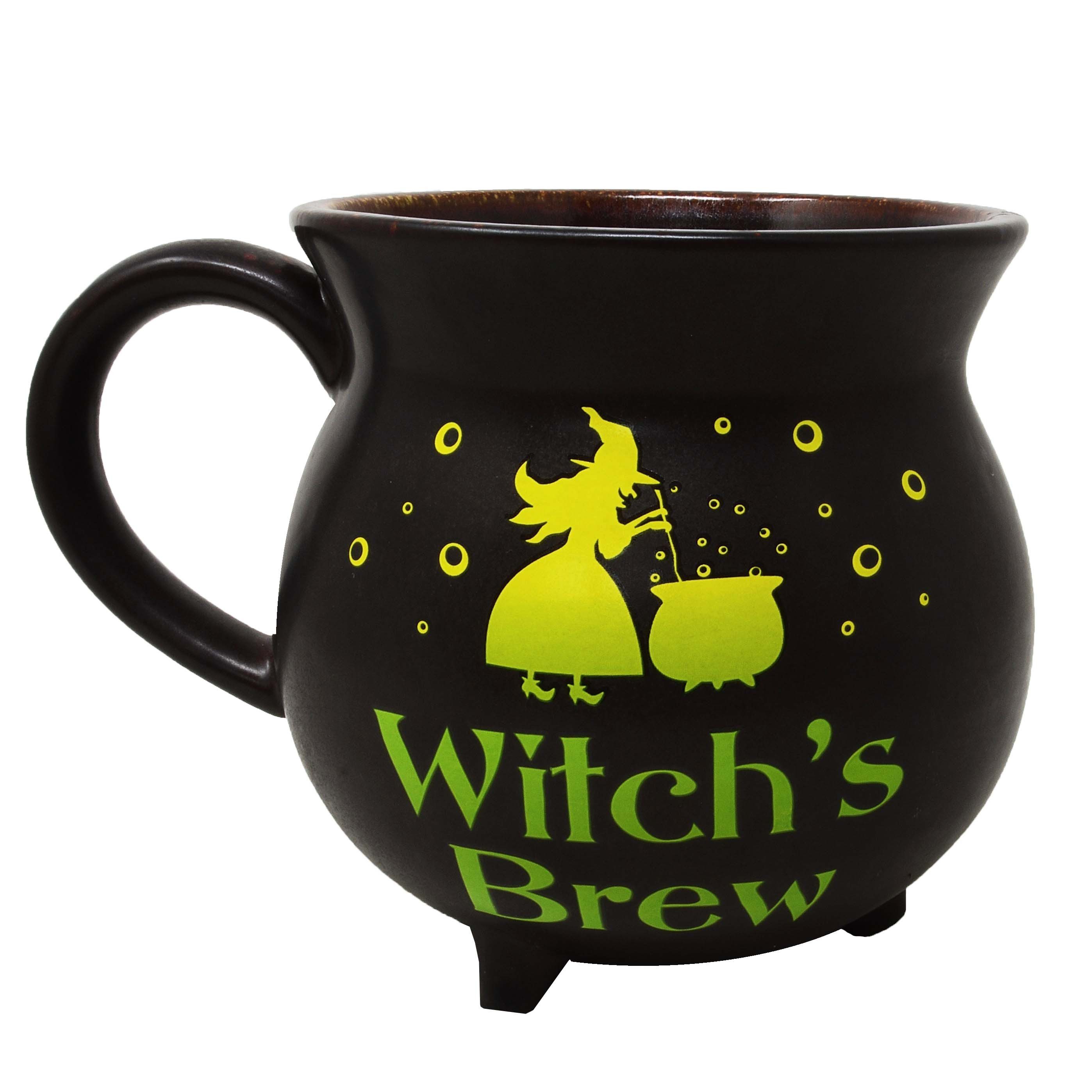 MystiCalls Dekofigur XXL Hexenkessel &amp;quot;Witch´s Brew&amp;quot; - Hexengebräu ...