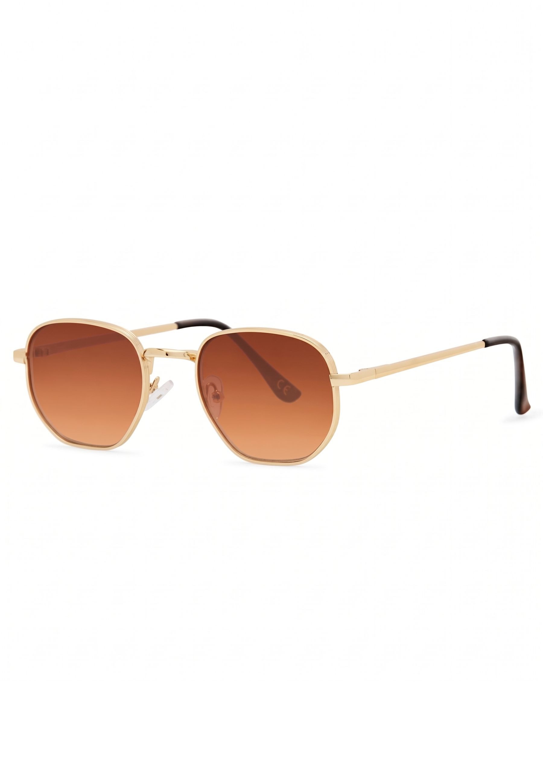 Diademita Sonnenbrille Solo-Solis Retro Rectangle Sonnenbrille (Set)