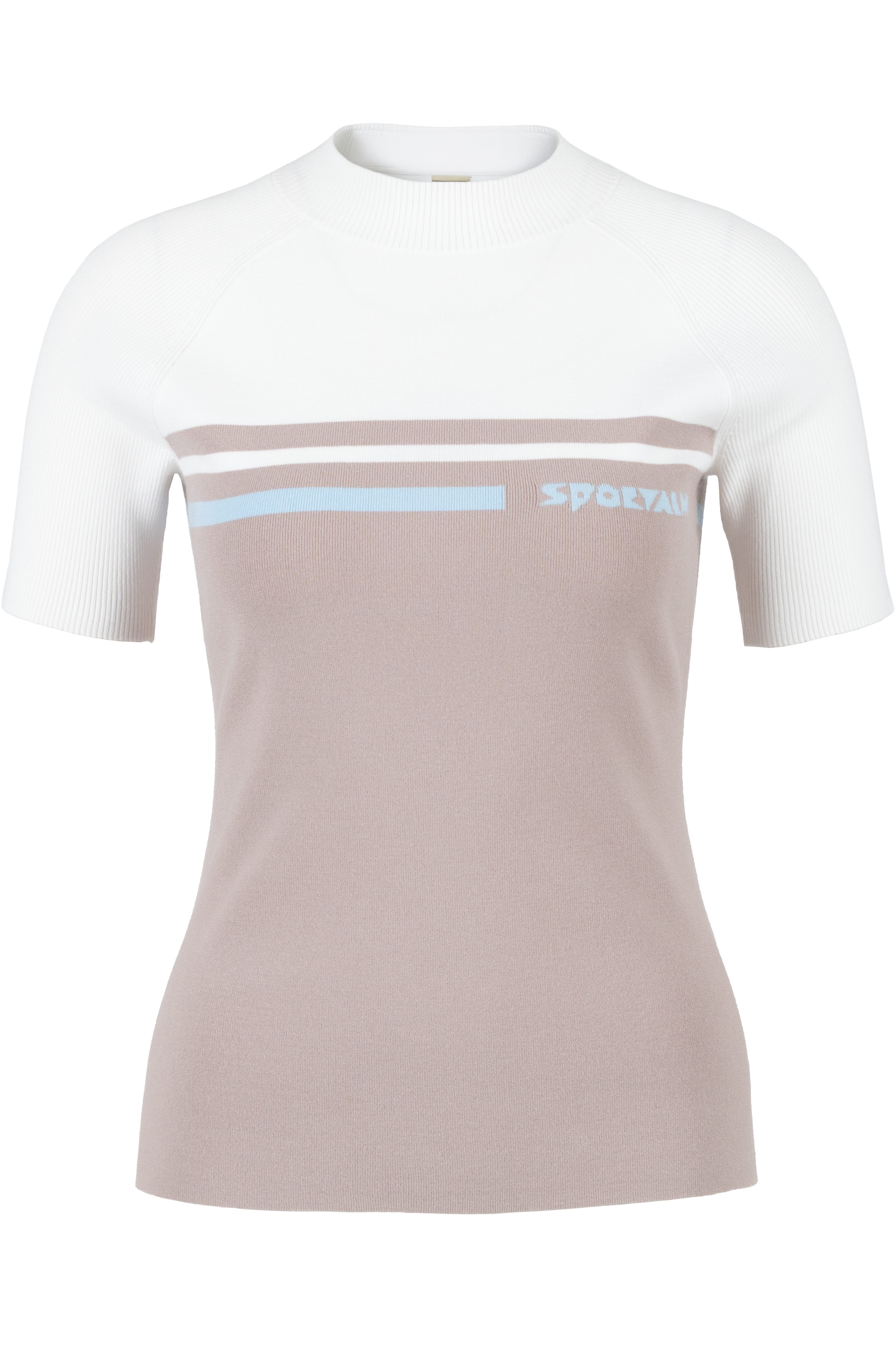 Sportalm Kitzbühel Kurzarmpullover mit Logoprint