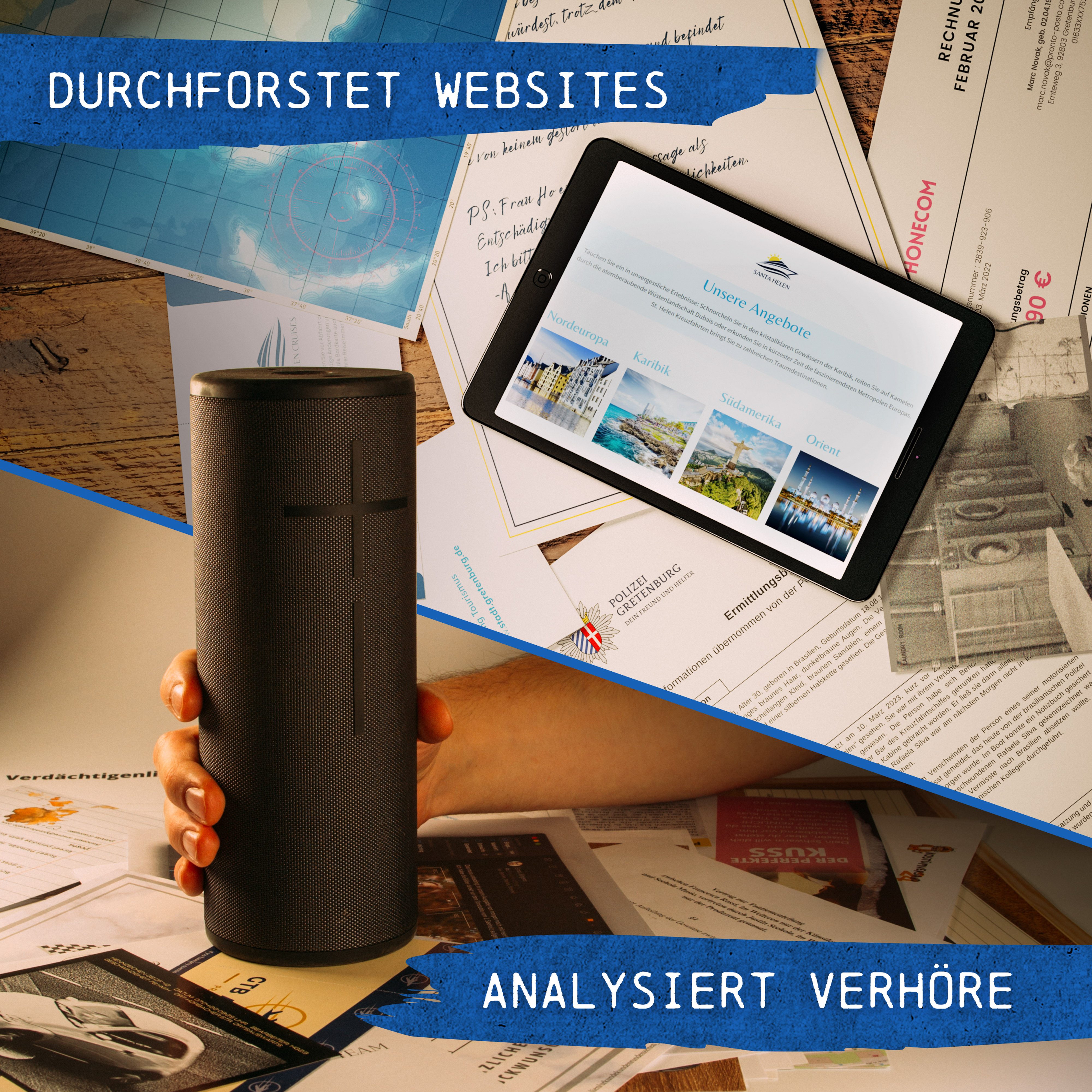 CRIMECASES Spiel Tatort Traumschiff, Mordfall lösen Spiel, Krimispiel für Erwachsene, 1-6 Personen, Escape Spiel für Zuhause