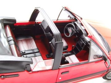 Solido Modellauto Peugeot 205 CTI 1986 Cabrio rot Modellauto 1:18 Solido, Maßstab 1:18