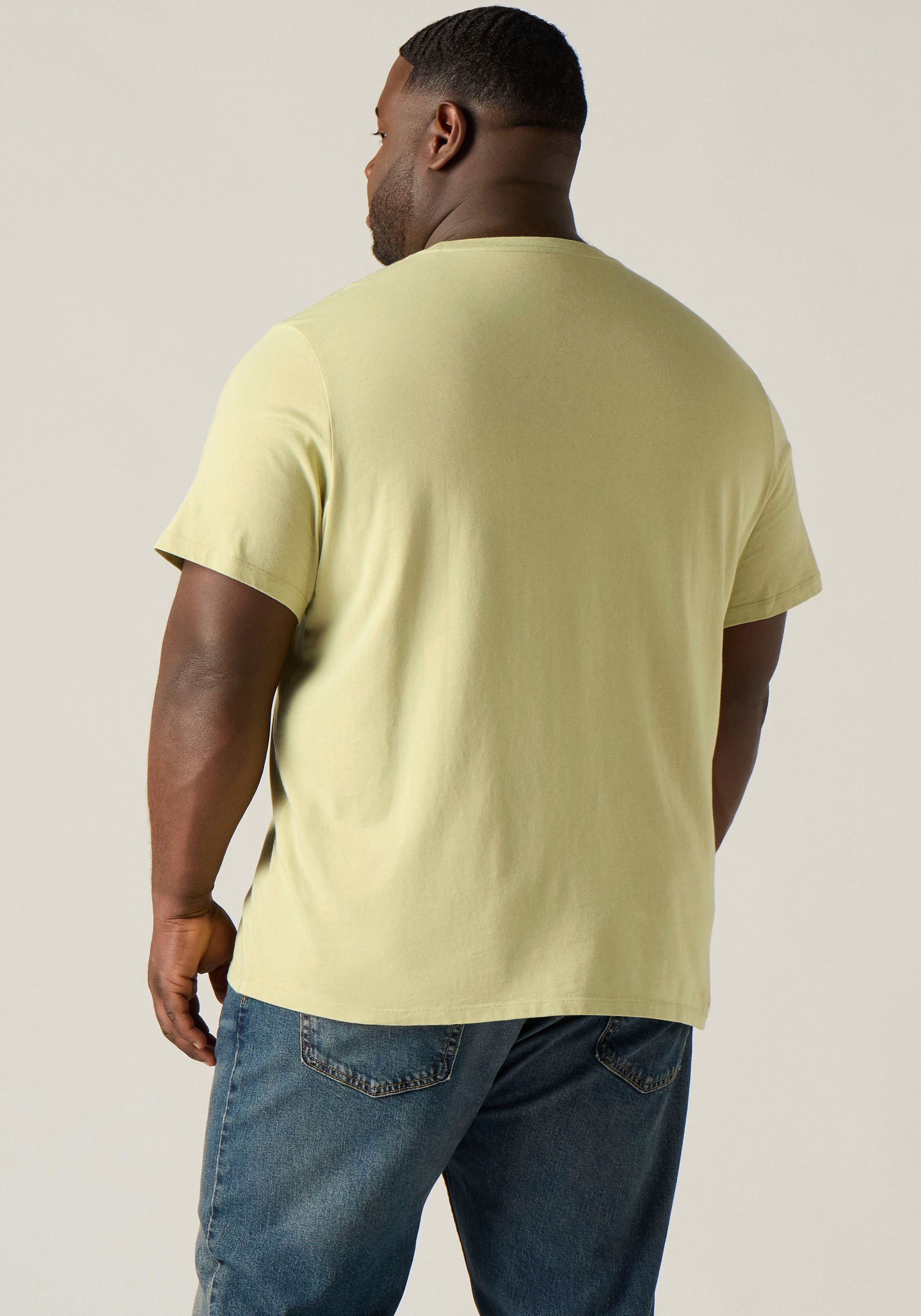 Levi's® Plus T-Shirt LE BIG ORIGINAL HM TEE mit Logo Stickerei – Bild 3 von 5