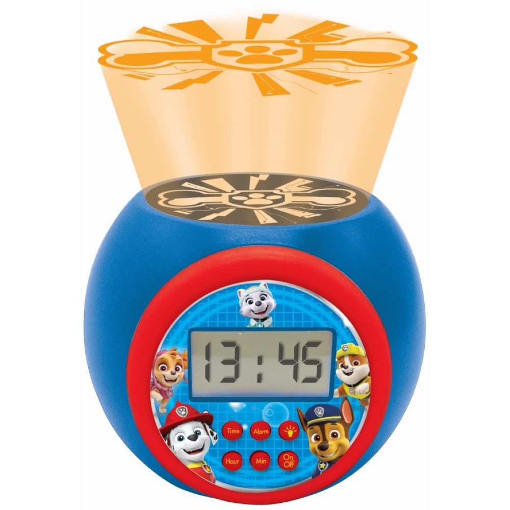 Lexibook® Kinderwecker Paw Patrol Projektions Wecker mit LED Farbwechsel und Timer-Funktion