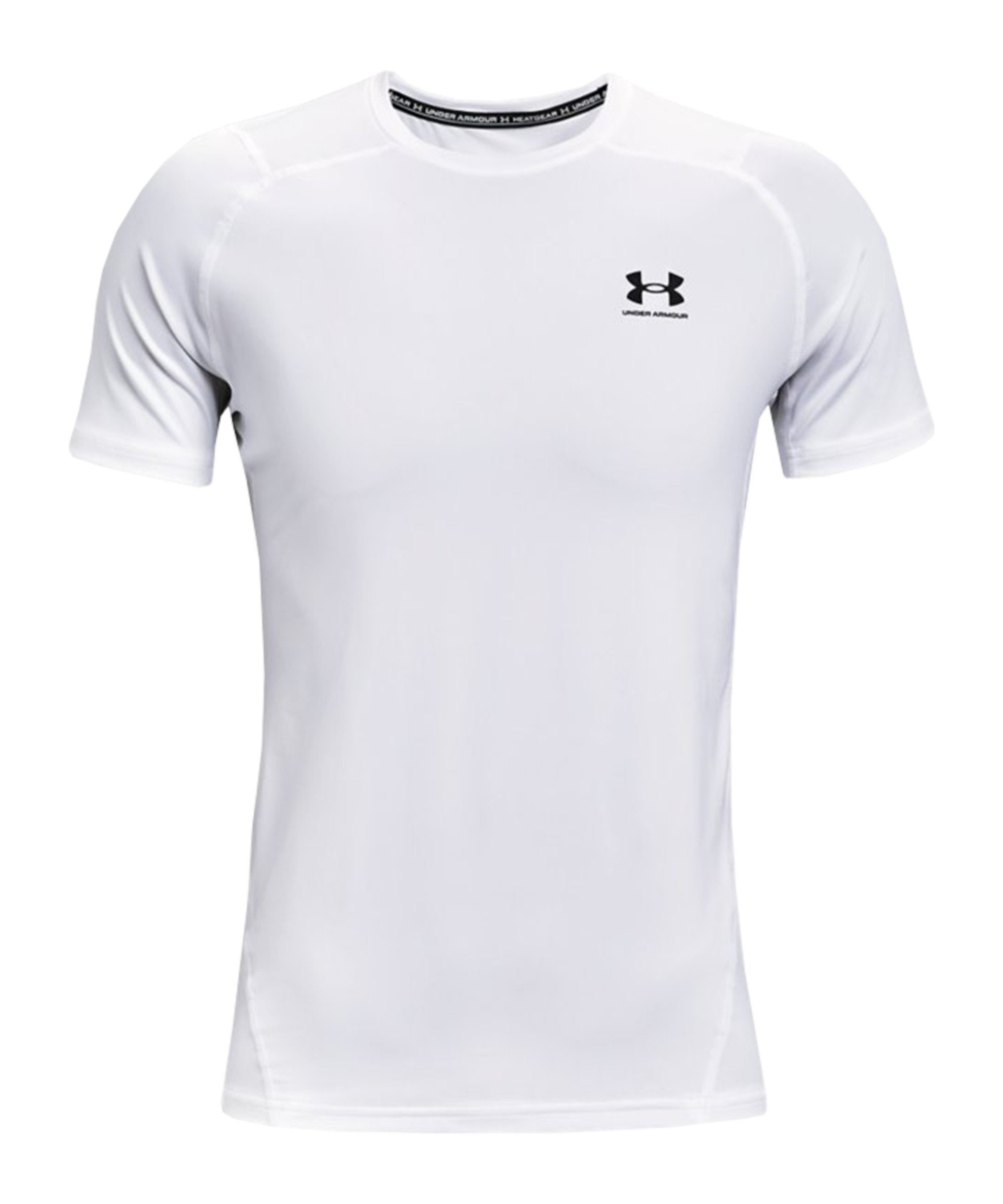 Under Armour® T-Shirt HG Fitted T-Shirt default weiss | T-Shirts