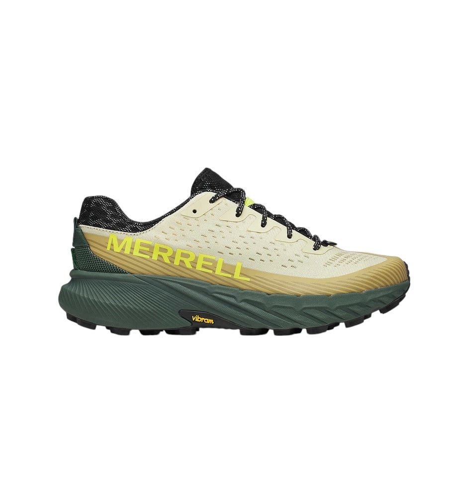Agility Peak 5 (angenehmer Tragekomfort, Rock Plate) grün/beige Herren Laufschuh