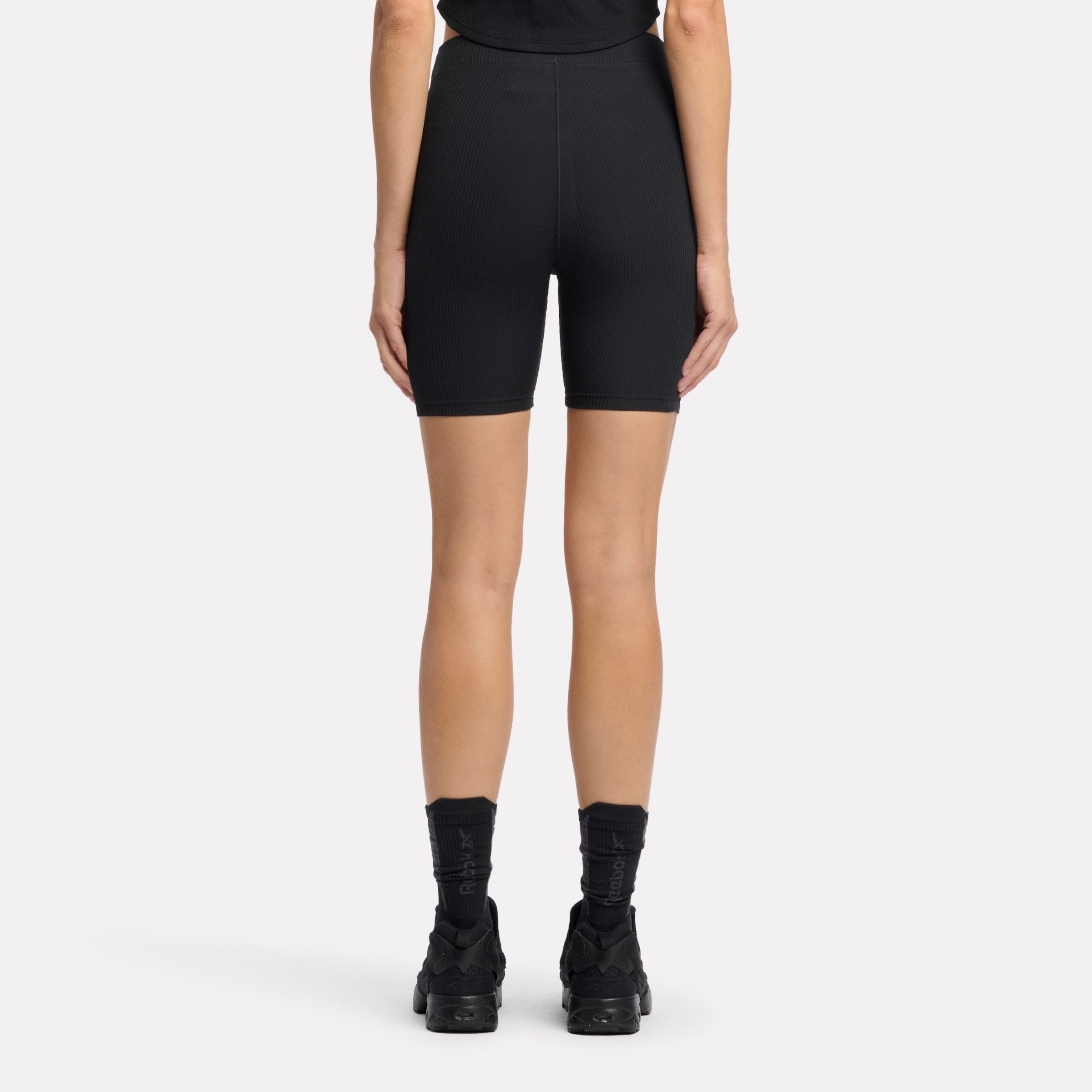 Reebok Bikerhose RIB BIKE SHORT/BLACK Bikerhose-Schnitt, mit Elasthan-Anteil, aus Polyester und Elasthan – Bild 3 von 5