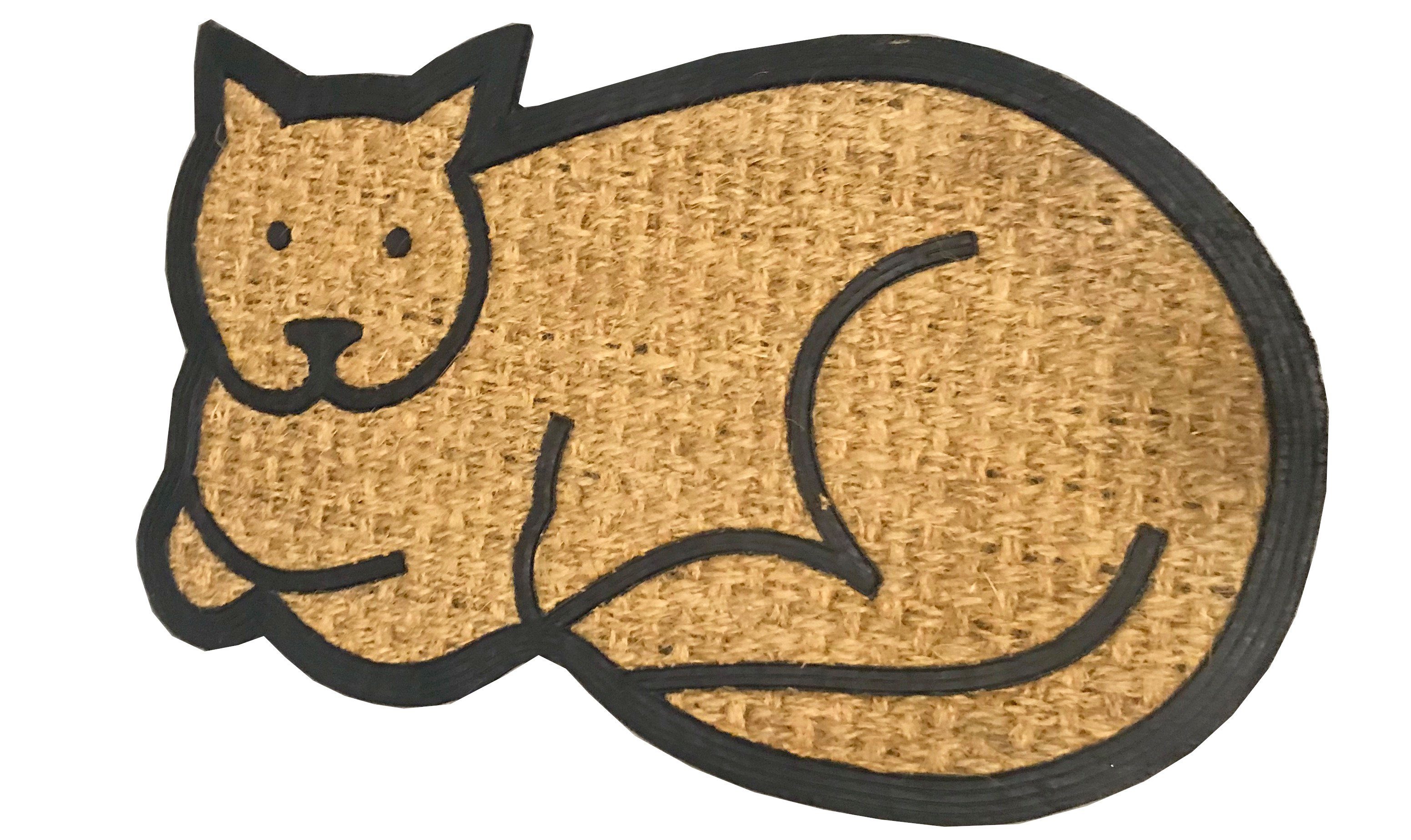 Koopmann Fußmatte Gummi Kokosmotivmatte 40 x 70 cm günstig online kaufen