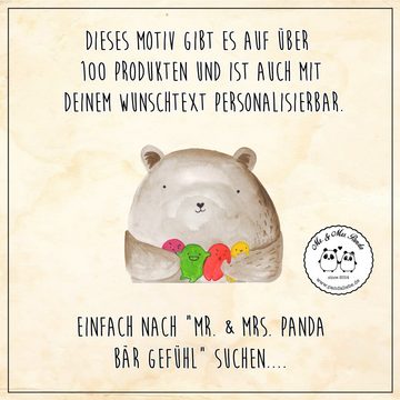 Mr. & Mrs. Panda Bierglas Bär Gefühl - Transparent - Geschenk, Bierkrug, Teddybär, Wahnsinn, Ve, Premium Glas, Lasergravur