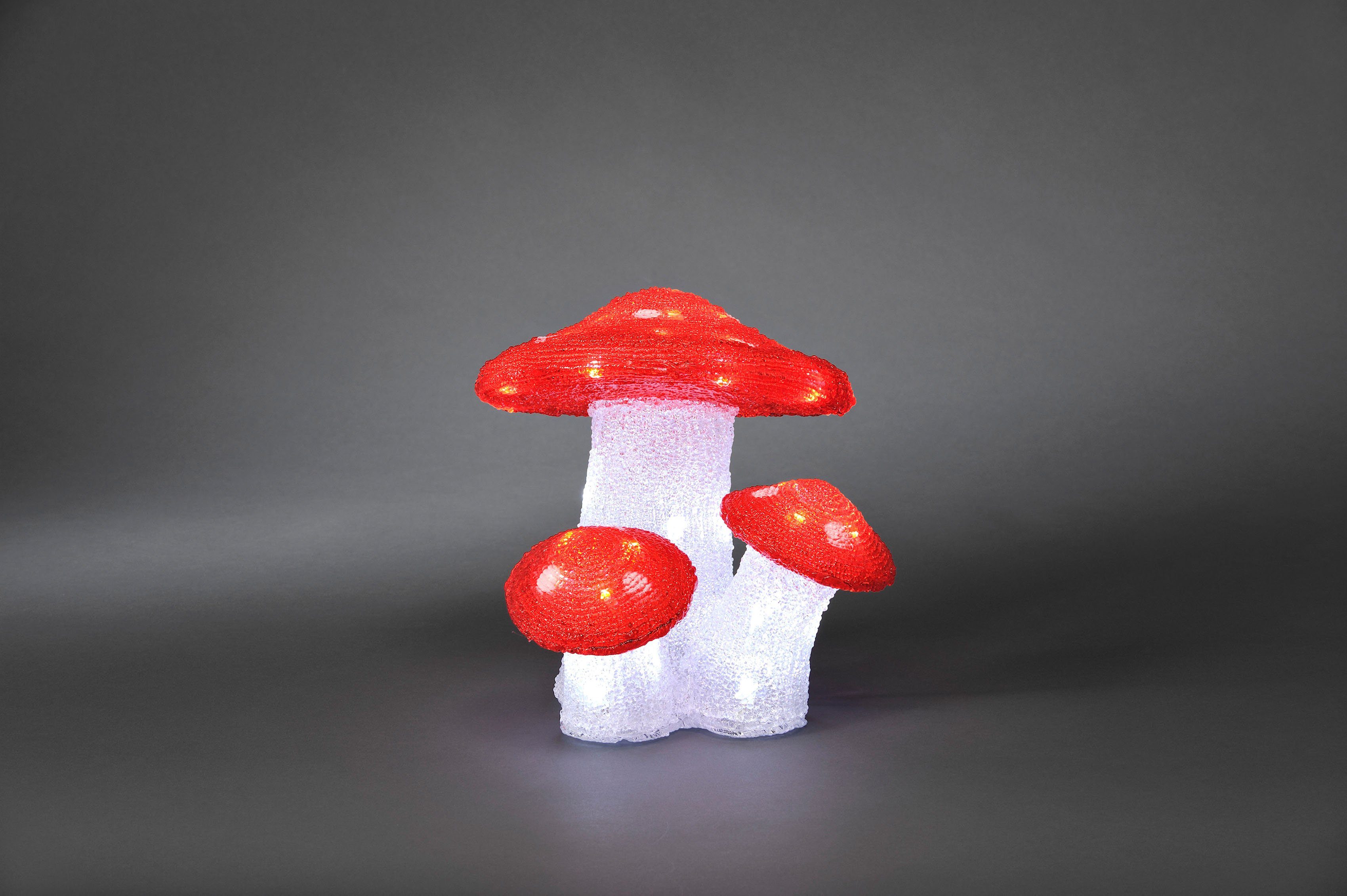 KONSTSMIDE Weihnachtsfigur Weihnachtsdeko aussen (1 St), LED Acryl Fliegenp günstig online kaufen