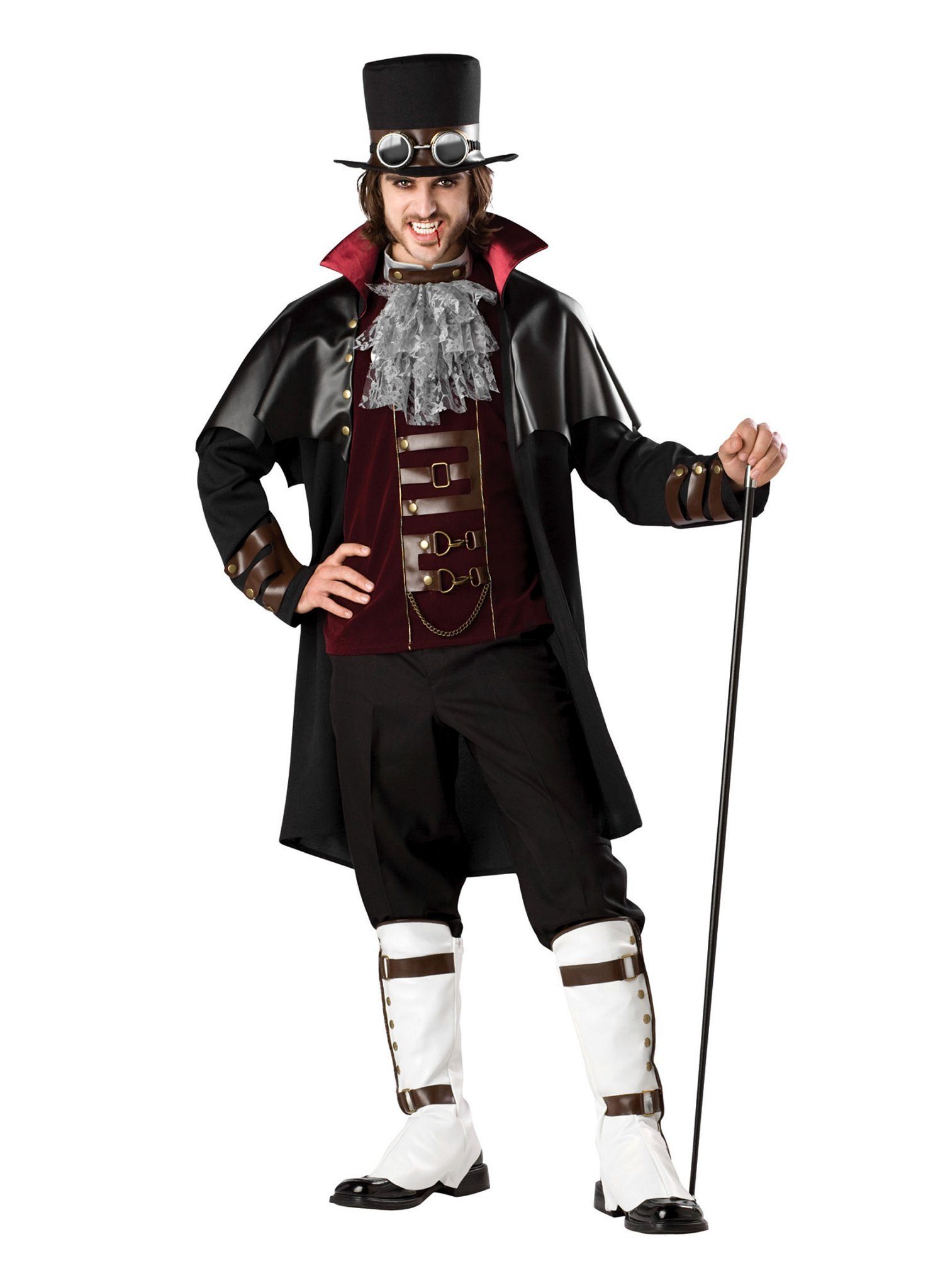 In Character Vampir-Kostüm Steampunk Vampir Gentleman