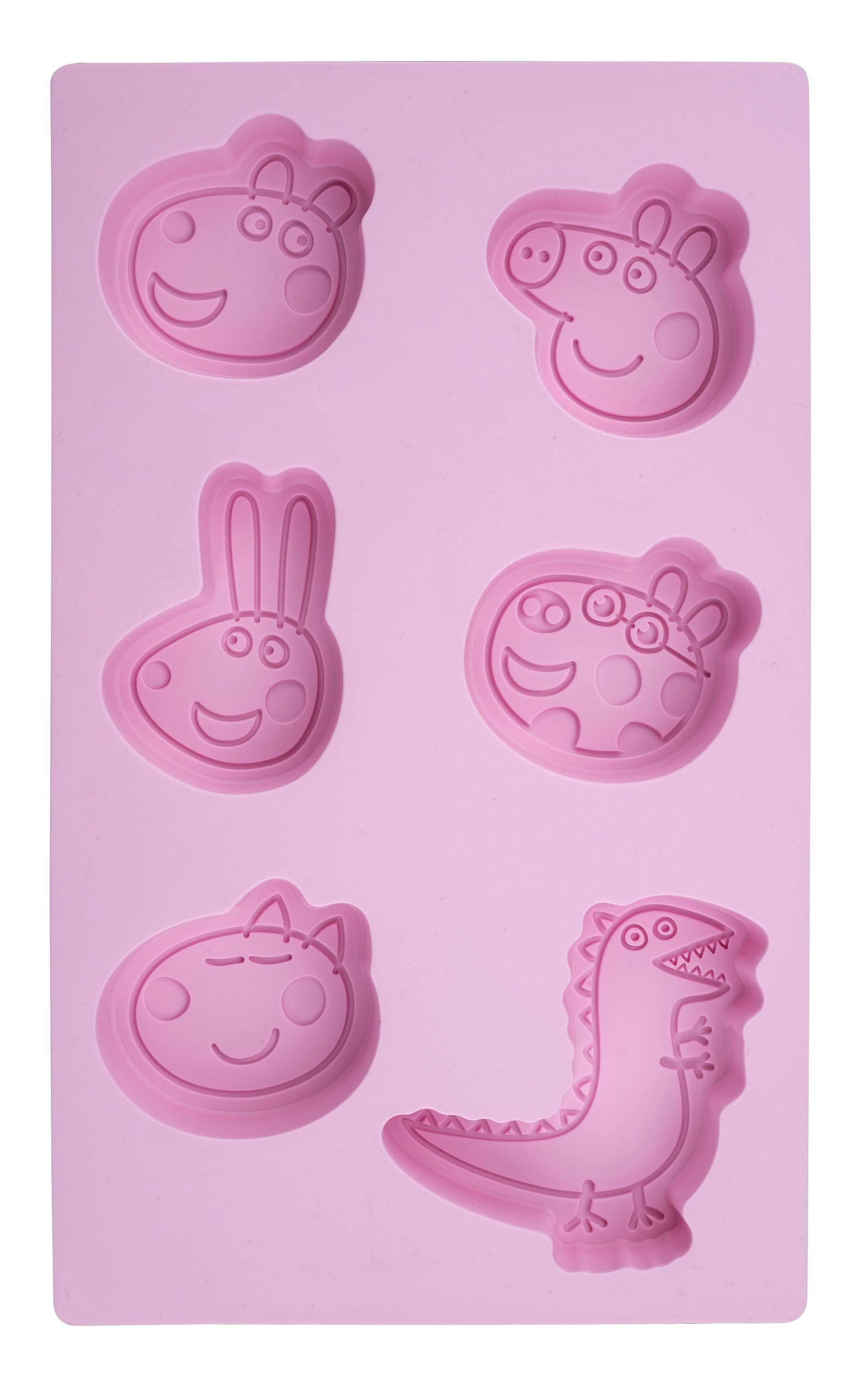 Dr. Oetker Küchenhelfer Backform Dr. Oetker - Silikon Backform Silikonform 6 Mini Küchlein Peppa und