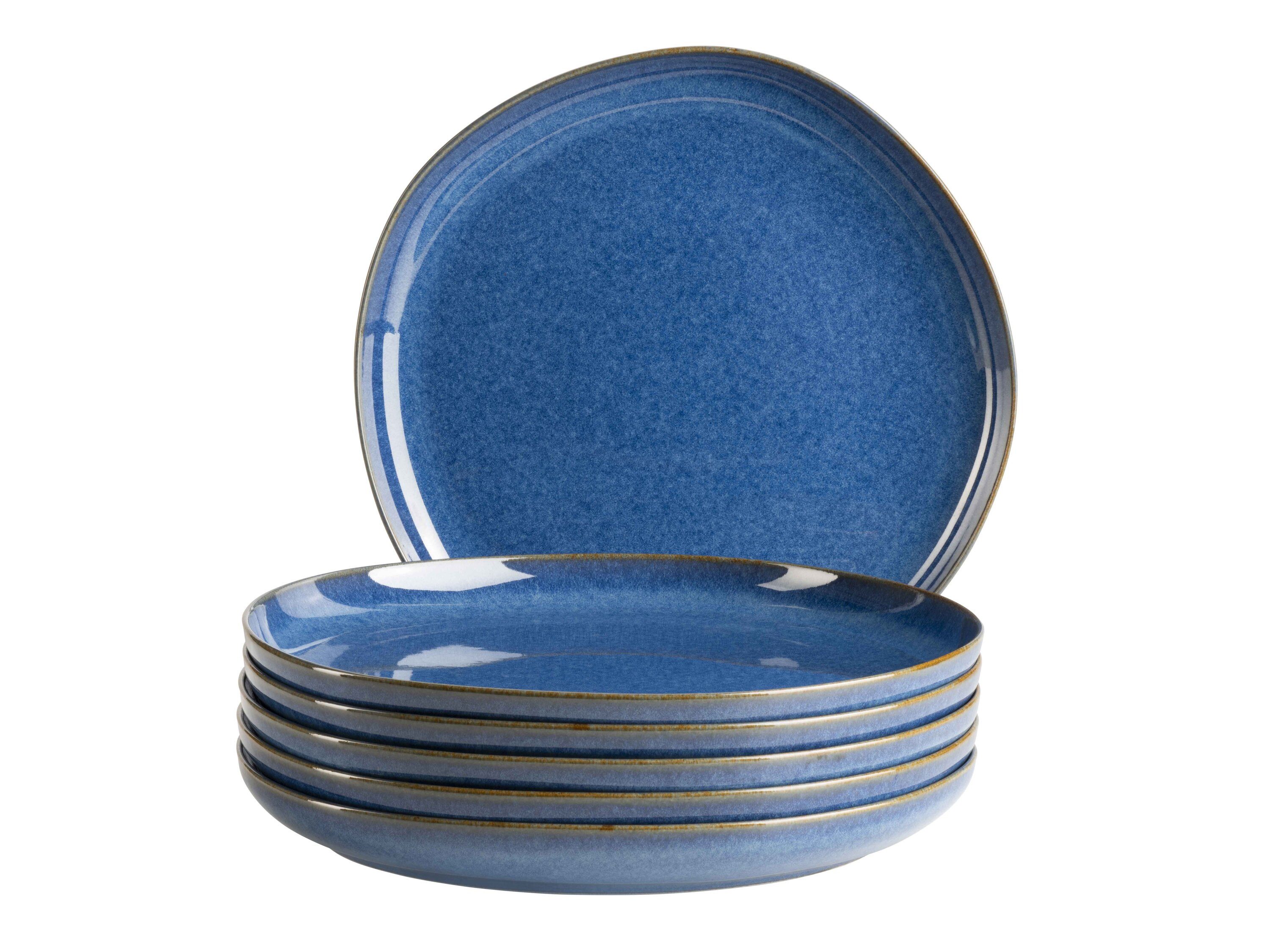 MÄSER Teller-Set Cordelia (6-tlg), 6 Personen, Steinzeug