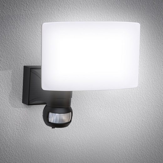 B.K.Licht LED Außen-Wandleuchte, LED Außenleuchte Bewegungsmelder