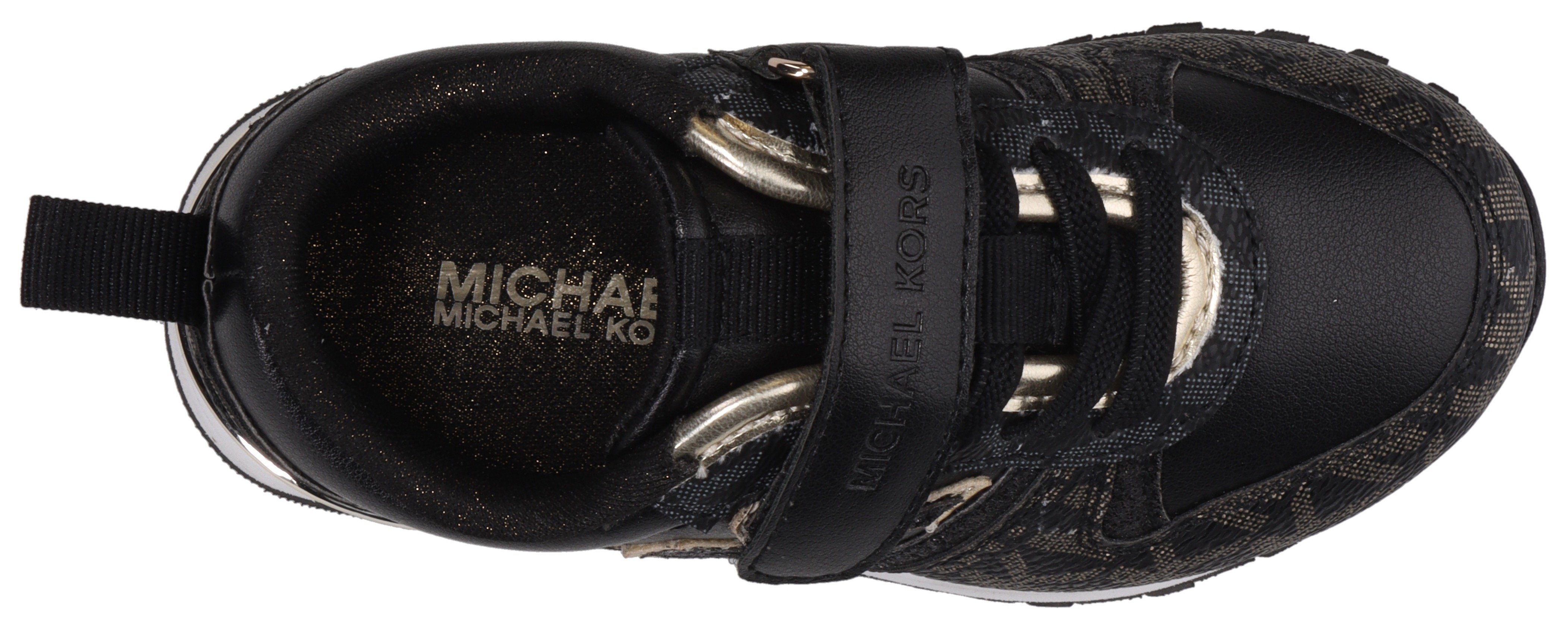 Logoverzierungen DASH MK MICHAEL mit schwarz-goldfarben METALLIC KIDS MIXED KORS Sneaker BILLIE