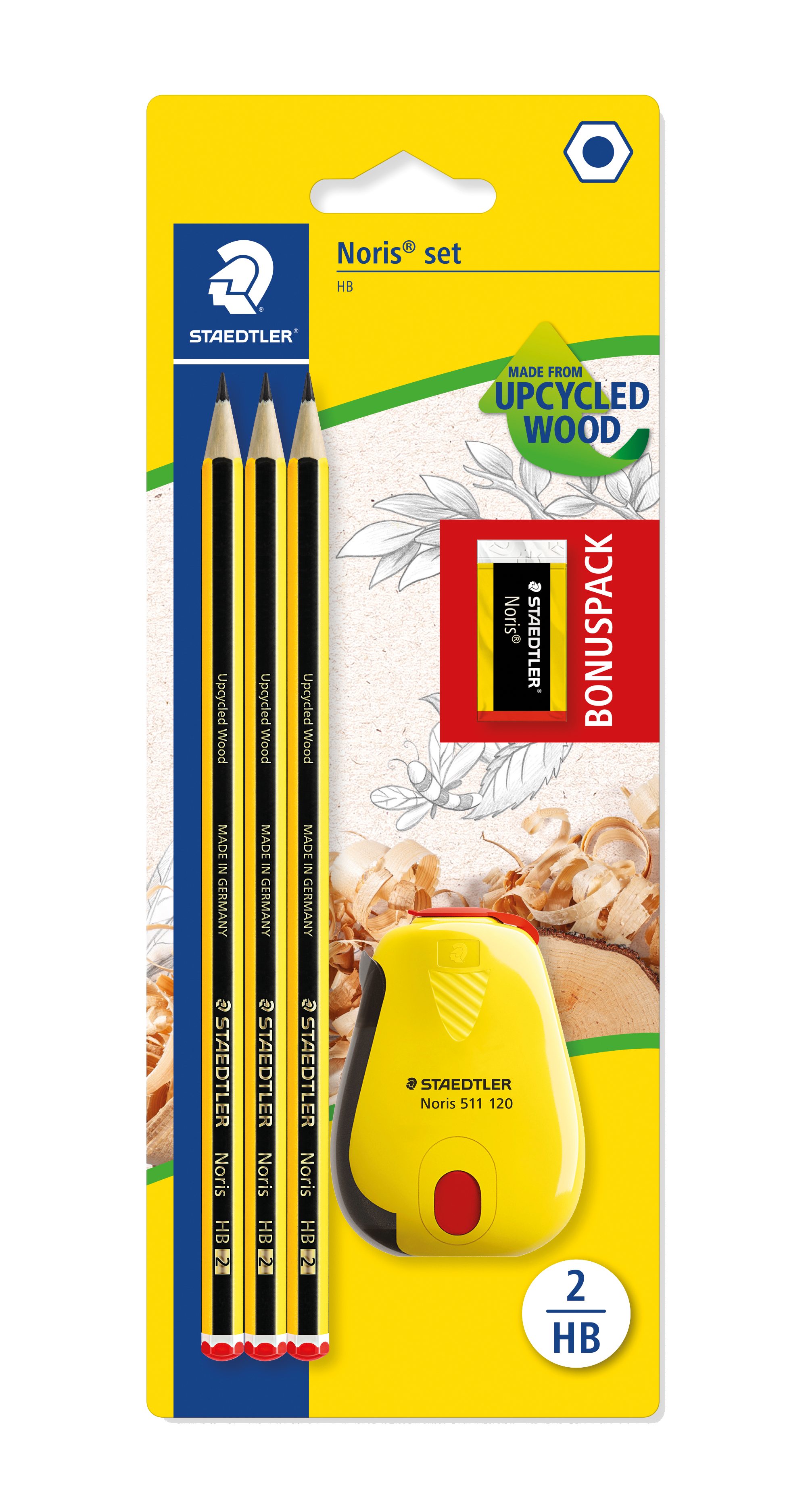 STAEDTLER Bleistift SBK3P2 STAEDTLER Bleistiftset Noris Jubiläum, Blisterkarte