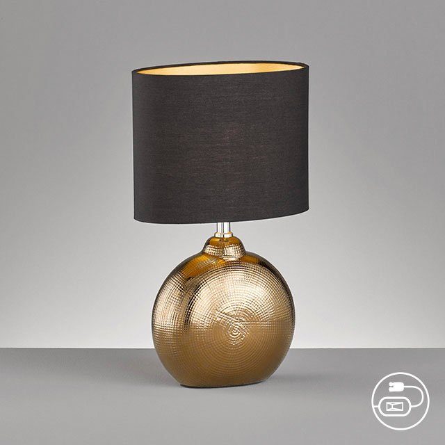 FISCHER & HONSEL Tischleuchte Foro, Ein-/Ausschalter, günstig online kaufen