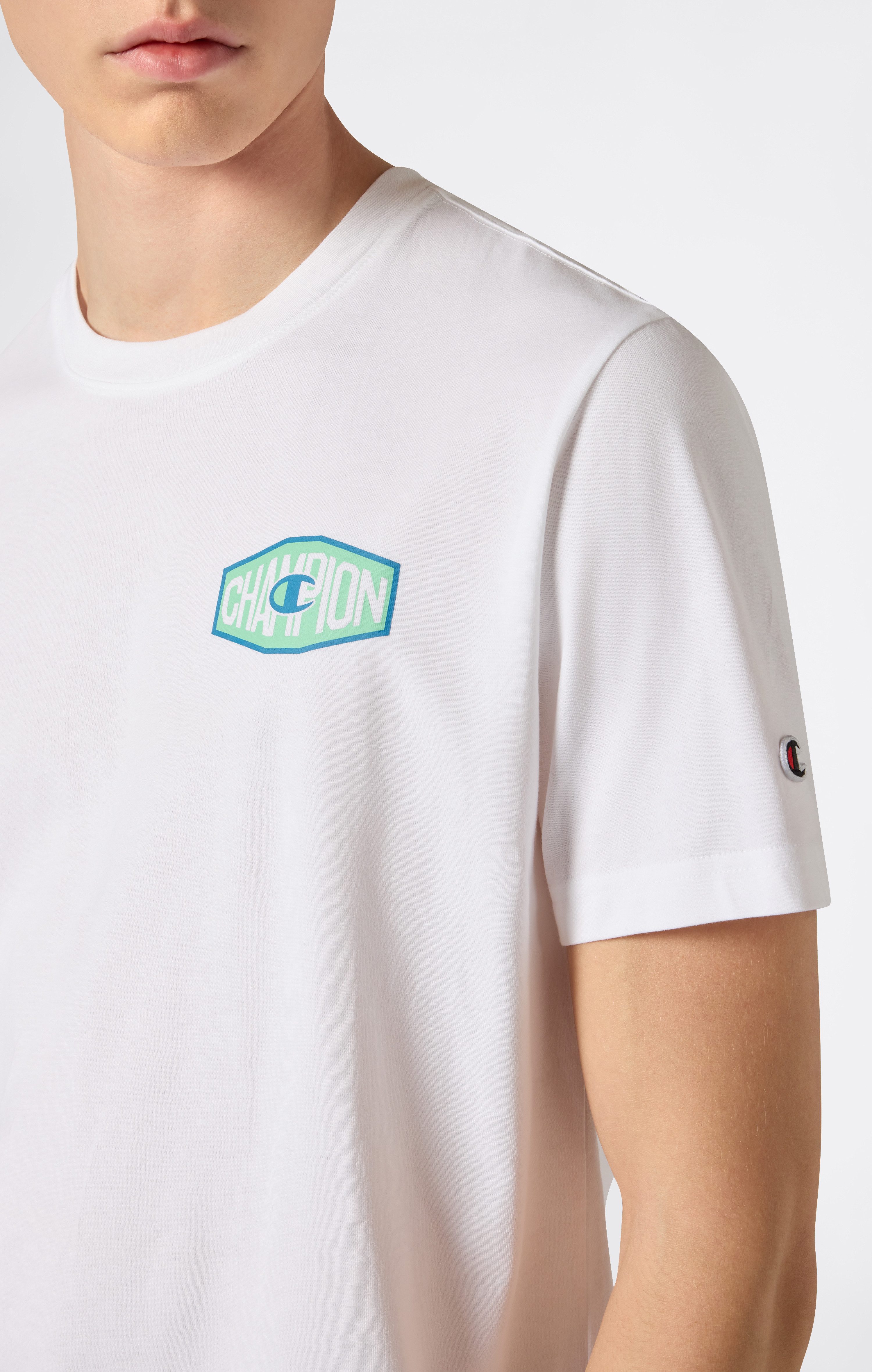 Champion T-Shirt Graphic T- Shirt aus Baumwolle, für Erwachsene geeignet