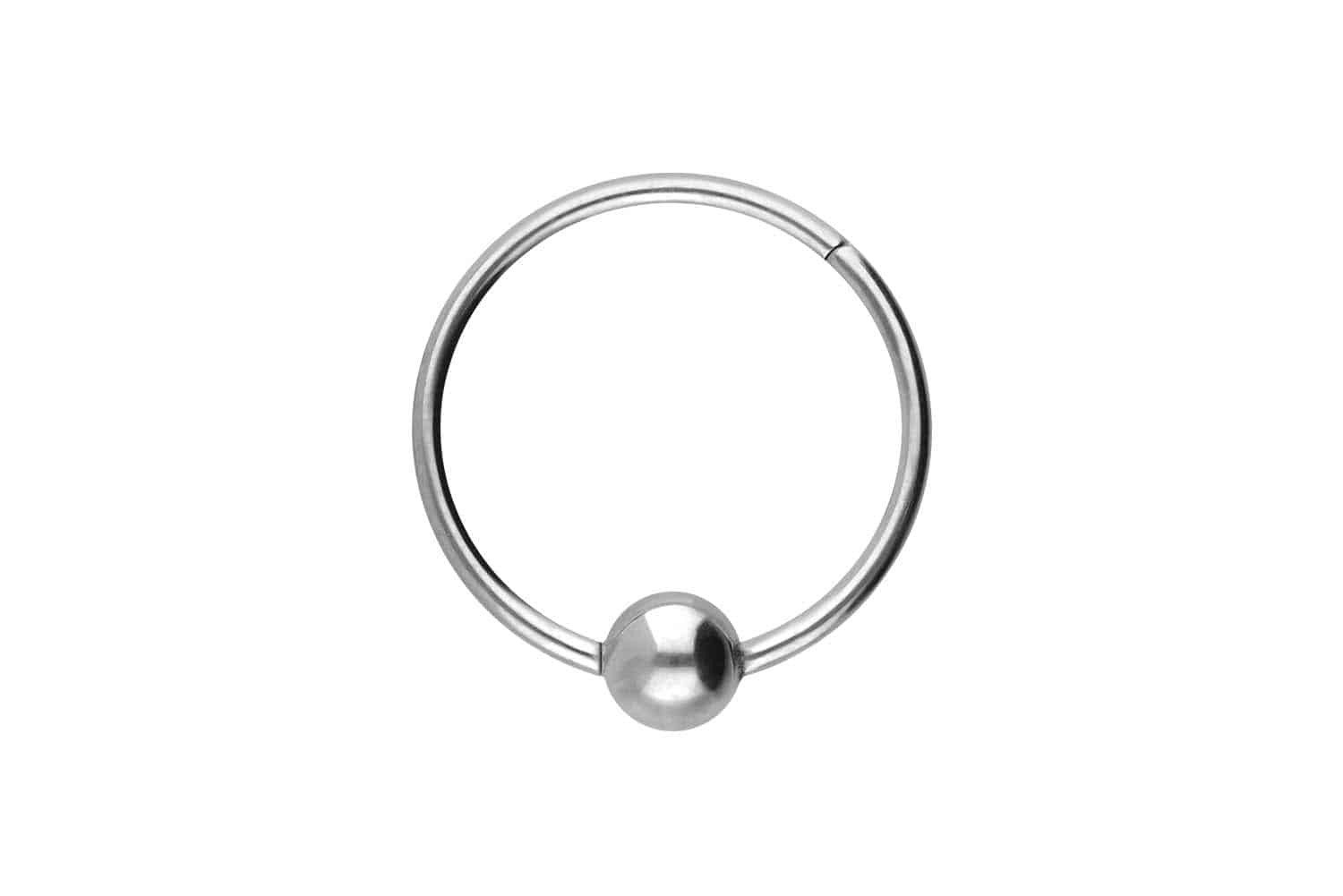 Piercing-Set Chirurgenstahl Segmentring Clicker KUGEL