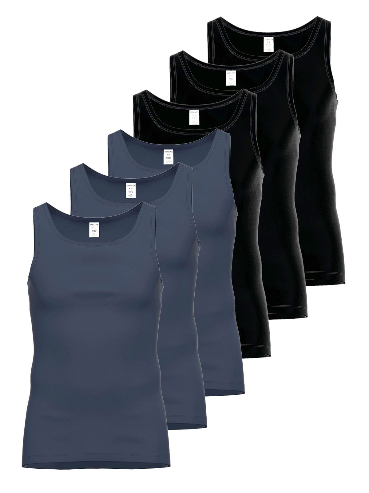 Achselhemd 6er Pack Unterhemd Day Classic / Feinripp Premium