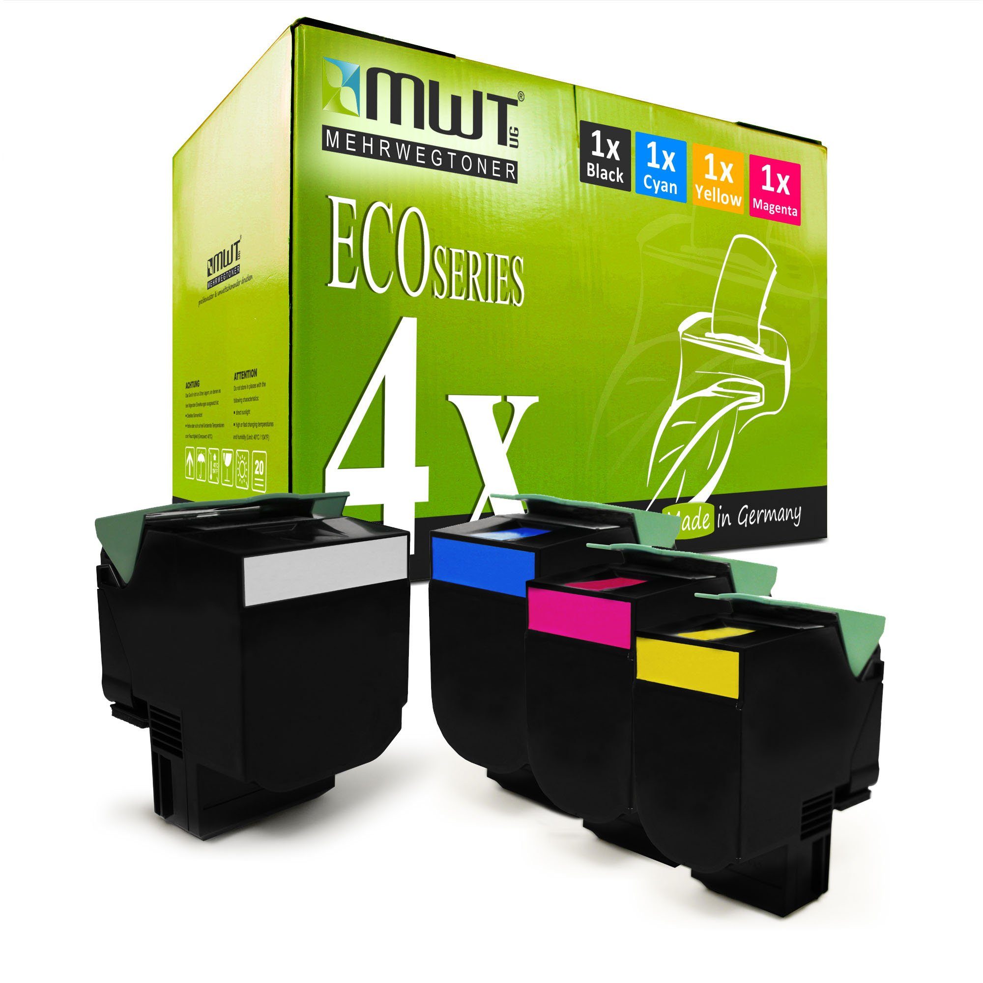 im 310 510 Toner Set 410 Tonerkartusche Lexmark Mehrwegtoner CX ersetzt