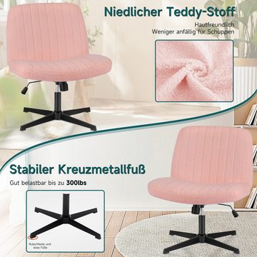 JOEAIS Chefsessel Bürostuhl Schreibtischstuhl Stuhl Office Chair Drehstuhl Computerstuhl (Esszimmerstuhl Ergonomisch Sessel mit Rollen und Wippfunktion), Verstellbarer Lordosenstütze Armlehne, Höhenverstellung