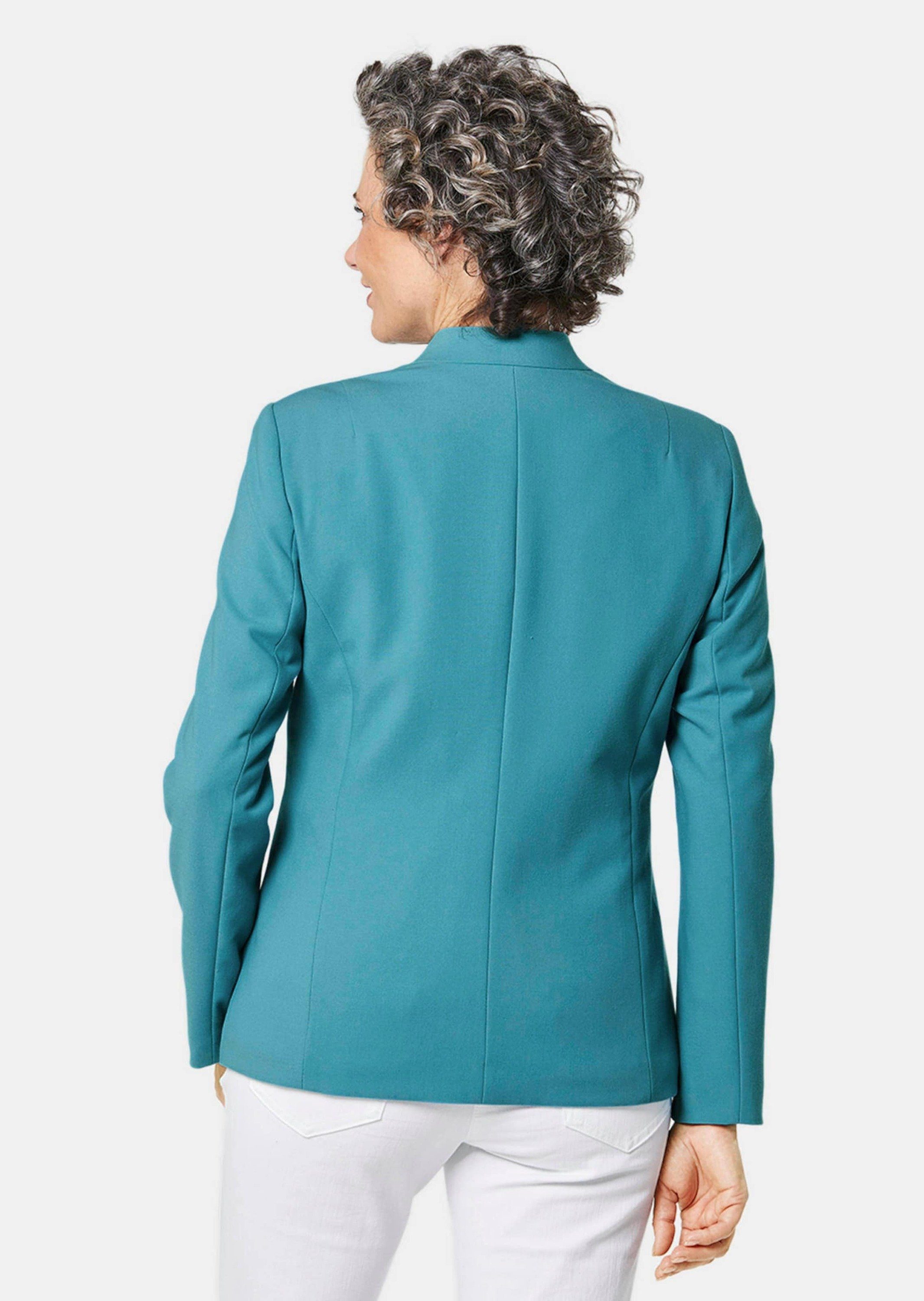 GOLDNER Jerseyblazer Blazer mit raffinierter Kragenlösung günstig online kaufen