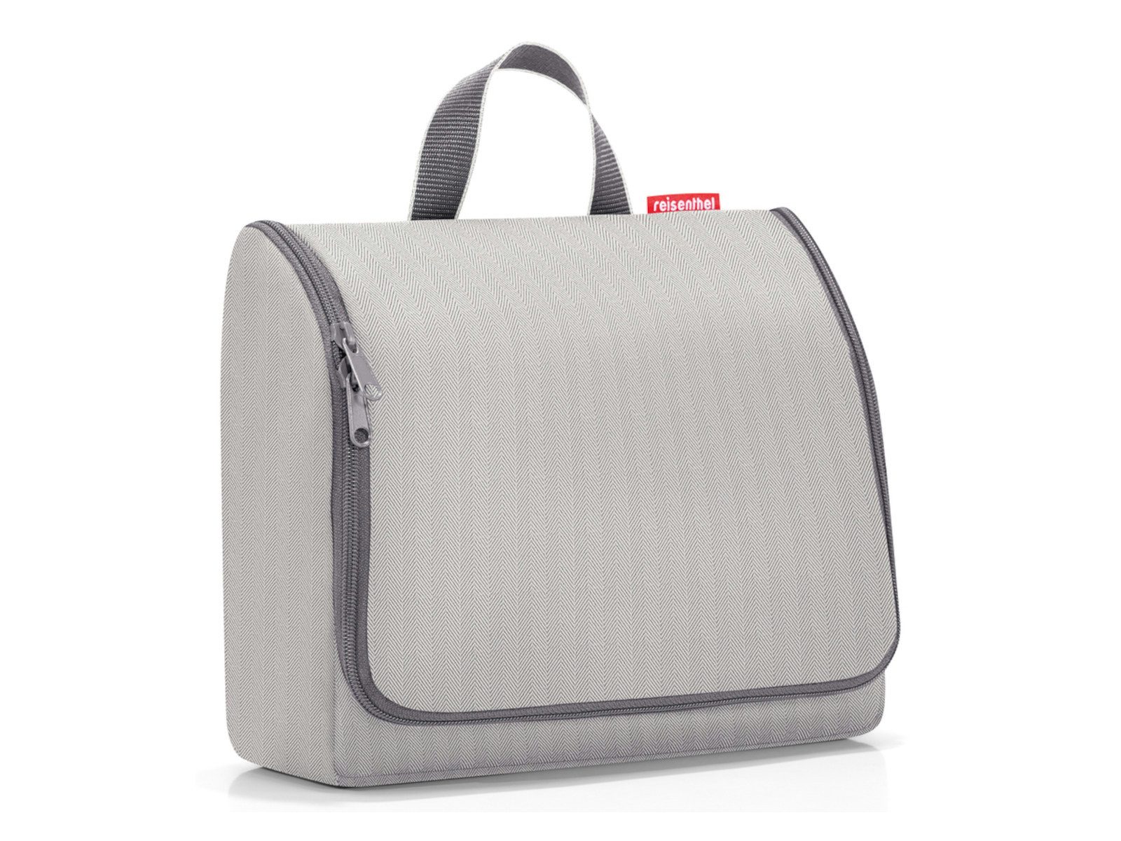 REISENTHEL® Kulturbeutel toiletbag XL herringbone grey, günstig online kaufen
