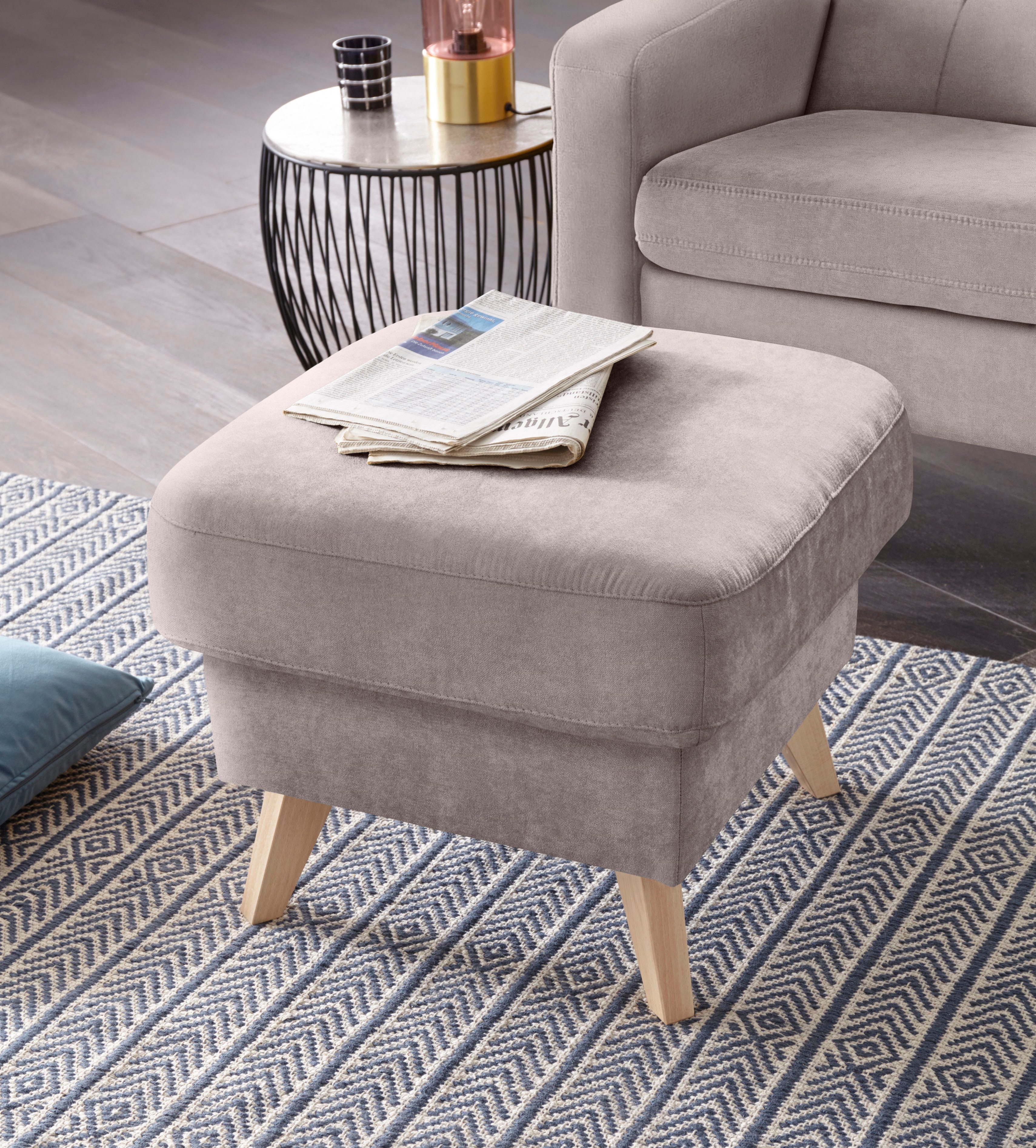 exxpo - sofa fashion Hocker Nappa günstig online kaufen