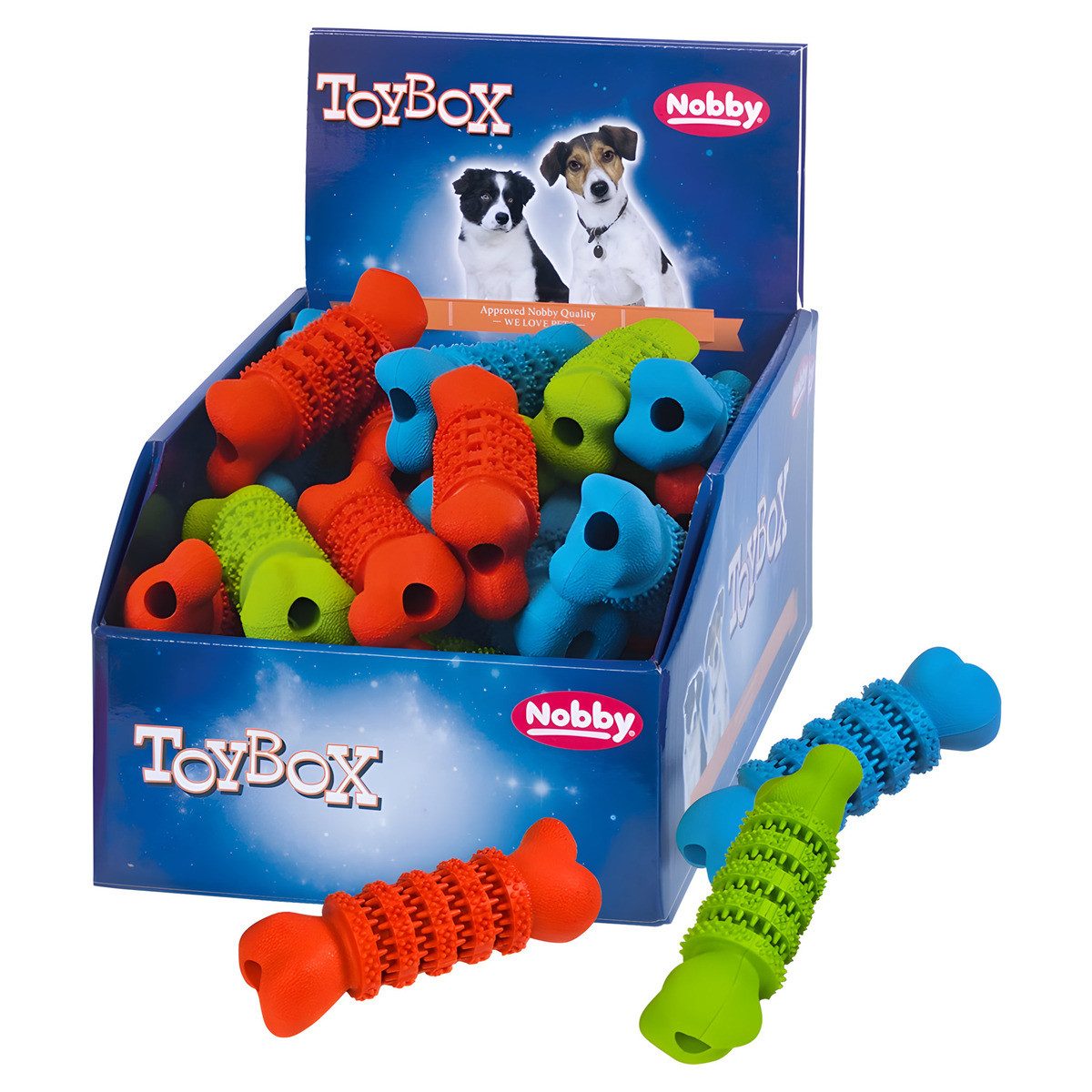 Nobby Spielknochen Hundespielzeug Dental Knochen Vollgummi günstig online kaufen