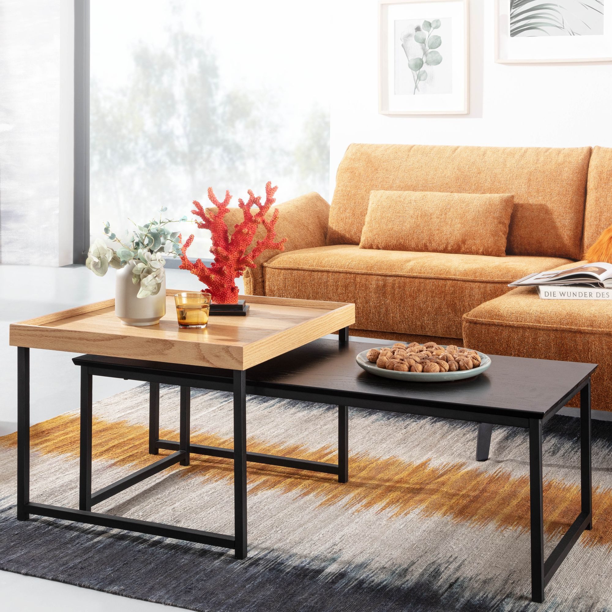 FINEBUY Satztisch FB31306 (2er Set Holz günstig online kaufen