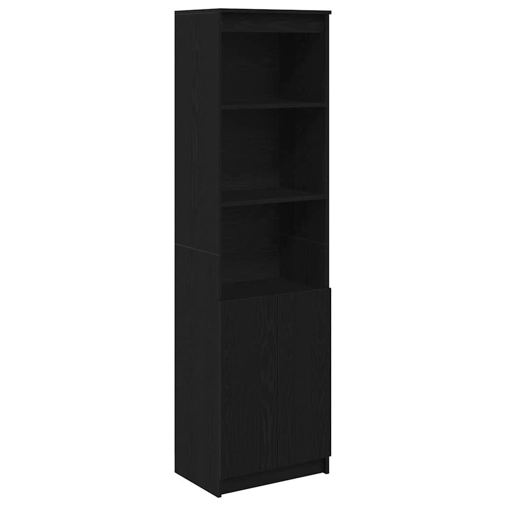 vidaXL Highboard Highboard Schwarz Eichen-Optik 50x35x180 günstig online kaufen