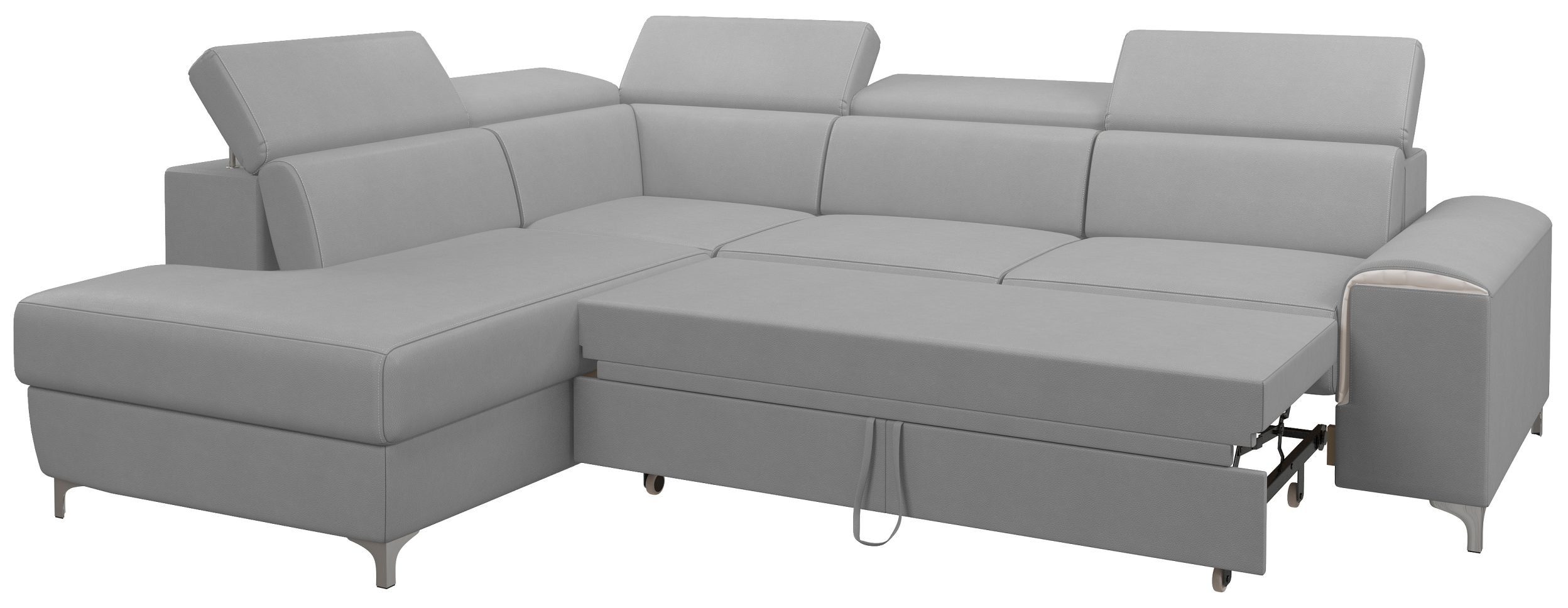 Caio, Bettfunktion, und Sitzkomfort, oder Stylefy Ecksofa links rechts mane bestellbar, stellbar, Bettkasten Design im Eckcouch, L-Form, Modern frei mit Raum