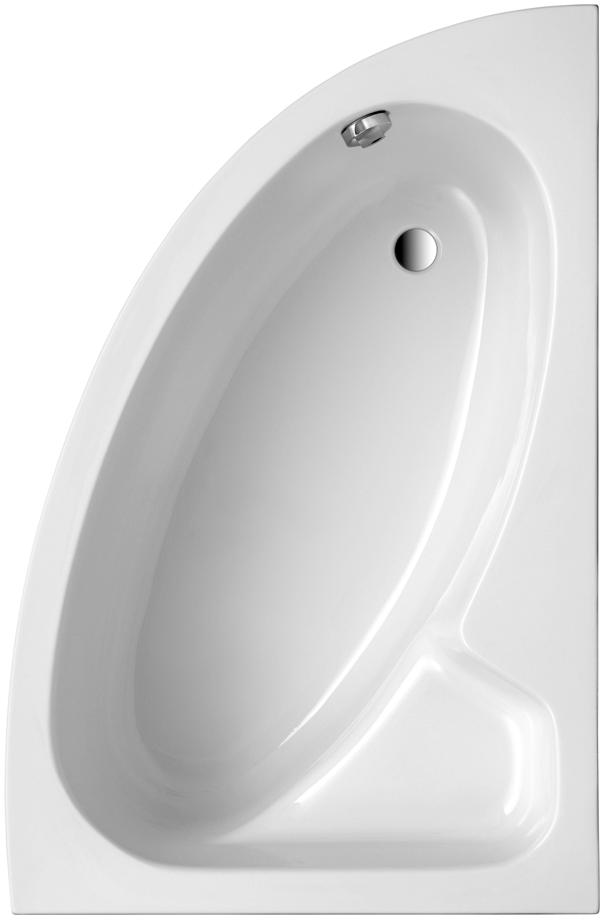 OTTOFOND Eckwanne Salinas, (3-tlg), mit Fußgestell und Ablaufgarnitur